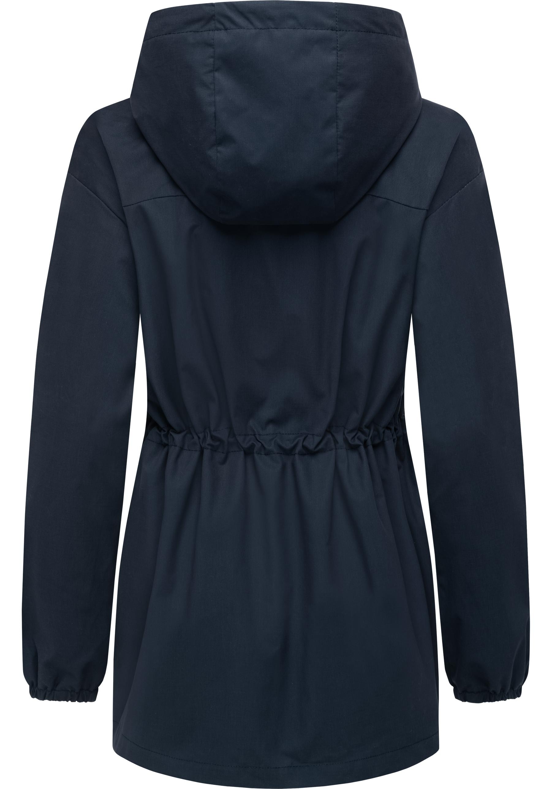Ragwear Outdoorjacke »Monadissimo B«, mit Kapuze, Leichte Kapuzenjacke mit Taillenzugband