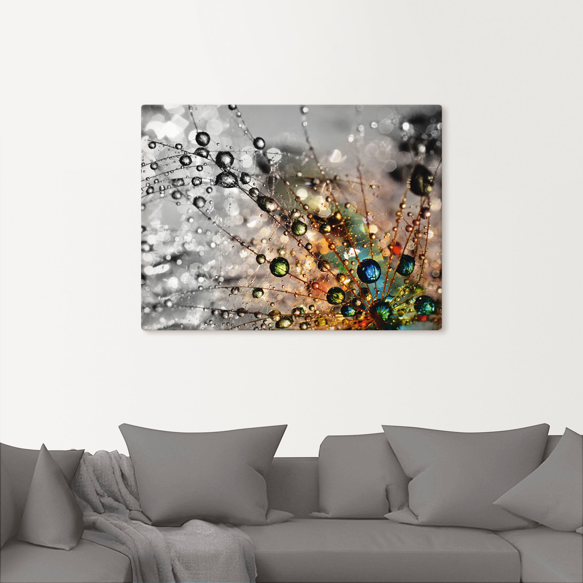 Artland Wandbild "Farbenfrohe Natur" Blumen 1 Stk. tlg. als Alubild, Leinwa günstig online kaufen