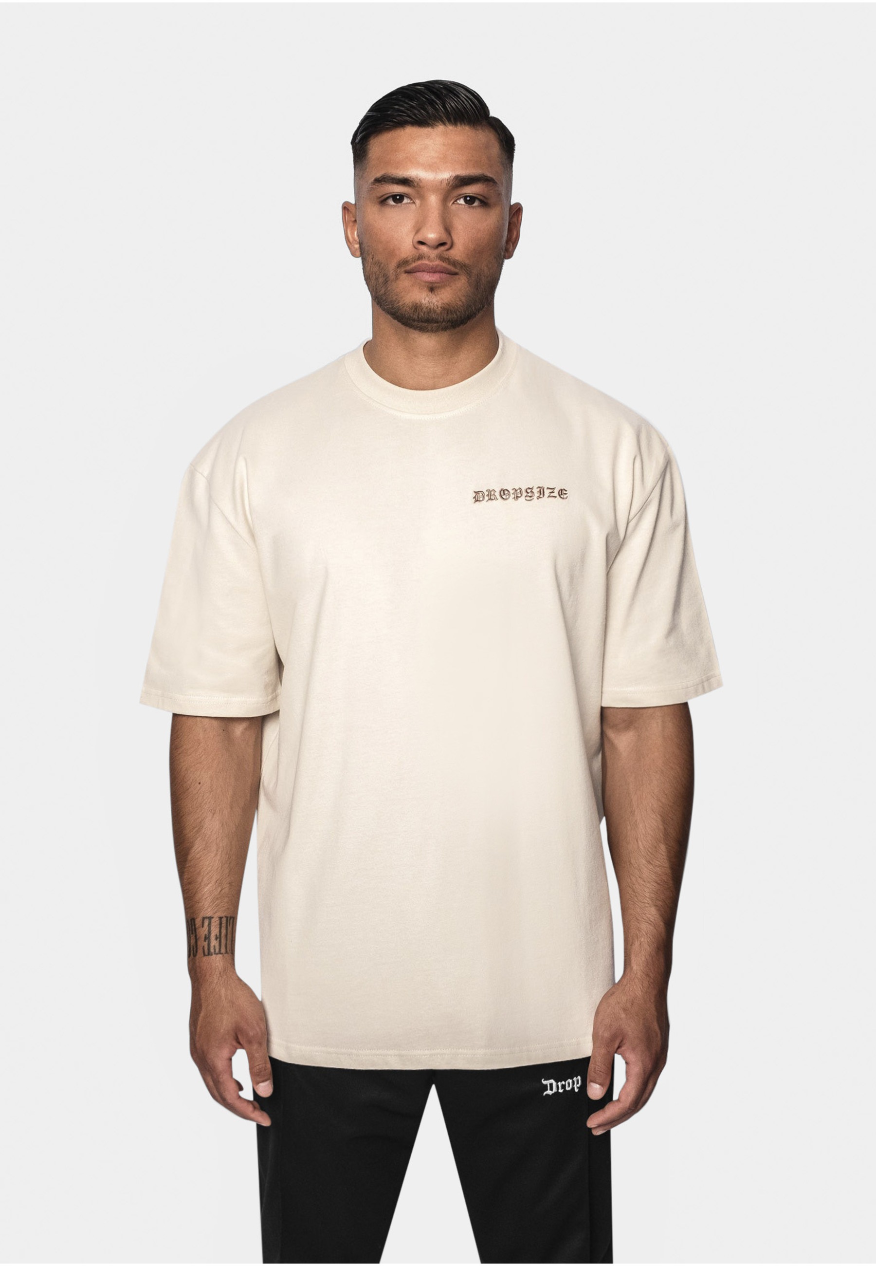 Dropsize T-Shirt »Dropsize Herren Heavy Oversize Crime T-Shirt« 1 Stk.