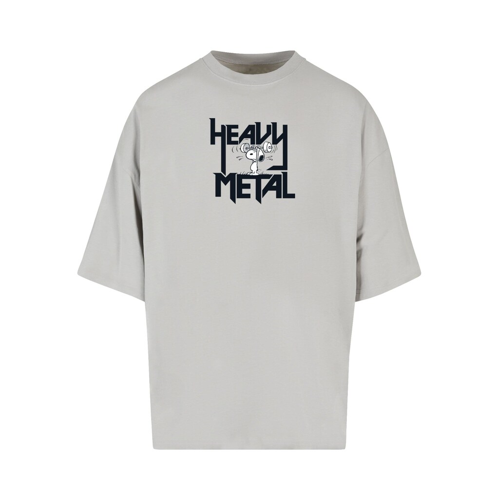 Merchcode T-Shirt »Merchcode Herren Peanuts - Heavy Metal Huge Tee«, (1 tlg.)