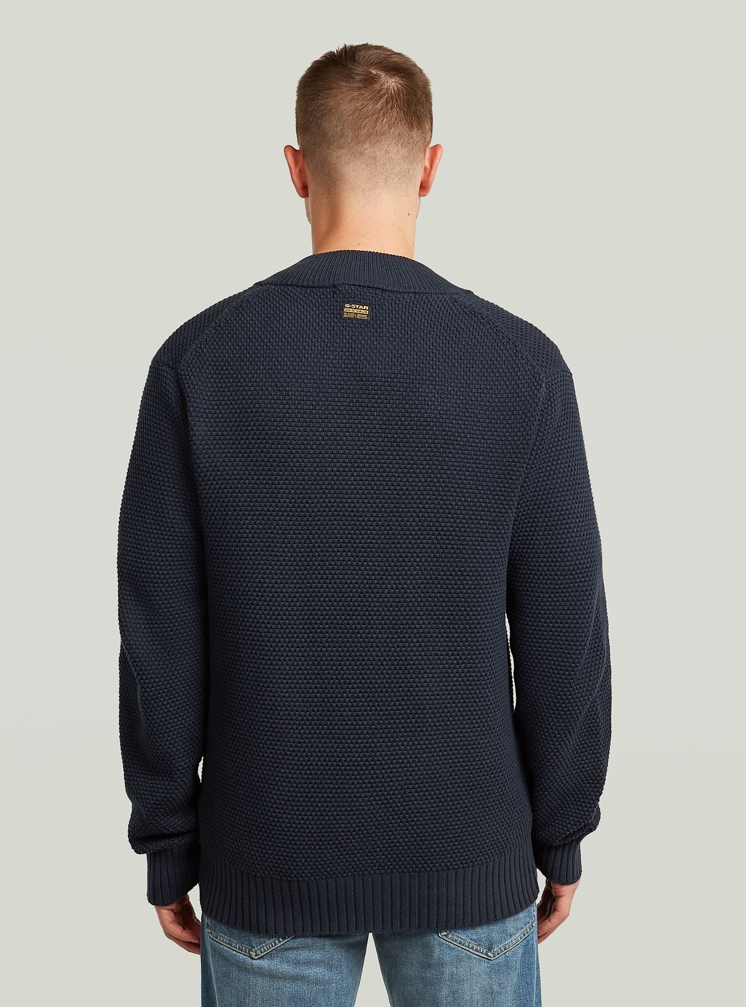 G-STAR Cardigan "Honey Comb Structure Cardigan Knit" günstig online kaufen