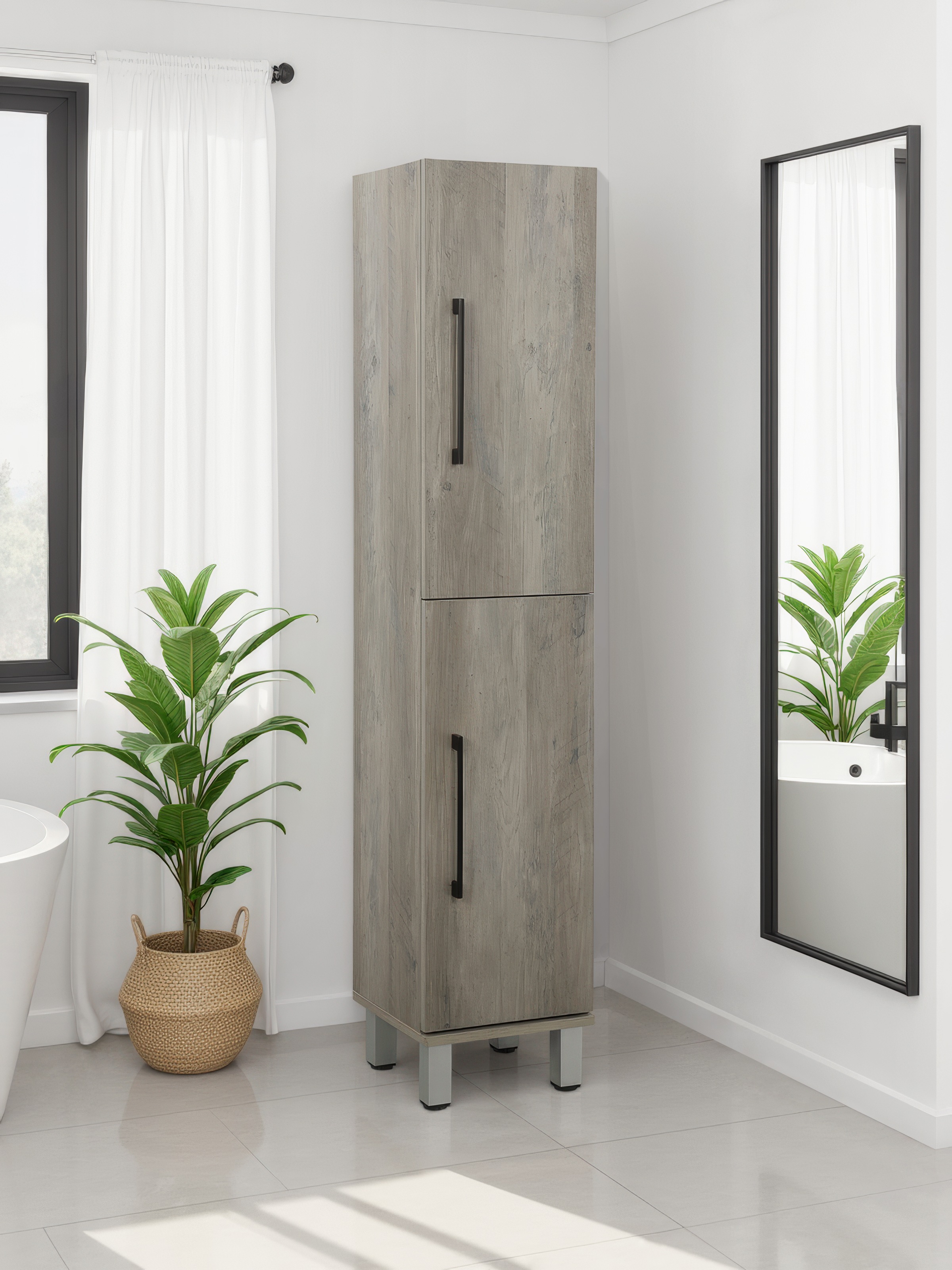 welltime Hochschrank "Florenz", Breite 30cm,Badezimmerschrank,Badschrank,2 günstig online kaufen