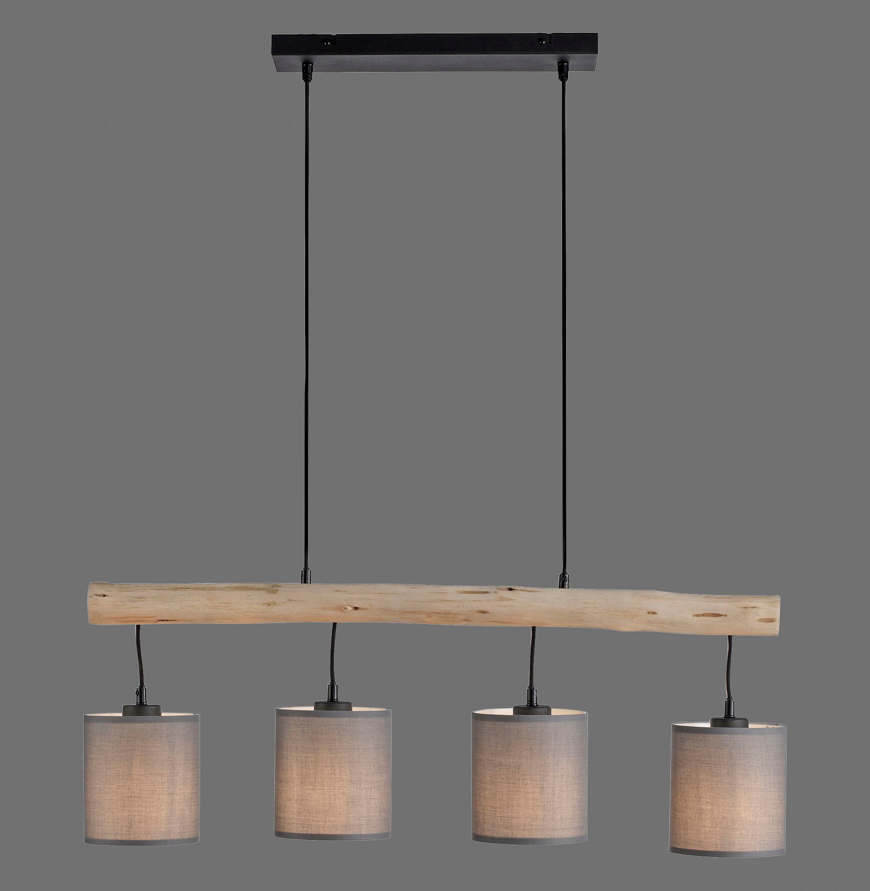 JUST LIGHT Pendelleuchte »GREEN TRIB«, 4 flammig, Leuchtmittel E27 | ohne Leuchtmittel