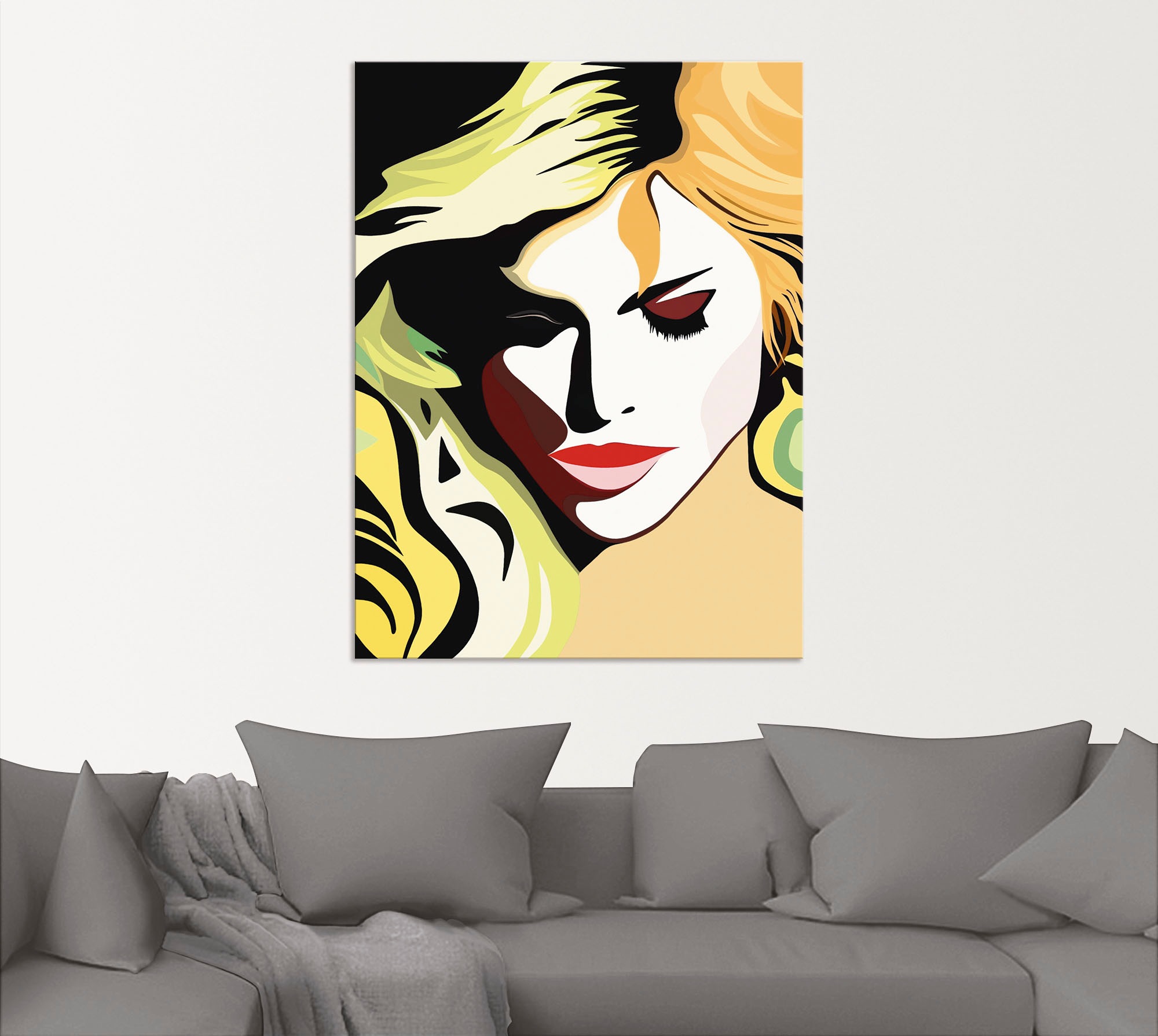 Artland Wandbild »Schöne Frau« Frau 1 Stk. tlg. als Alubild, Outdoorbild, Leinwandbild, Wandaufkleber, versch. Größen