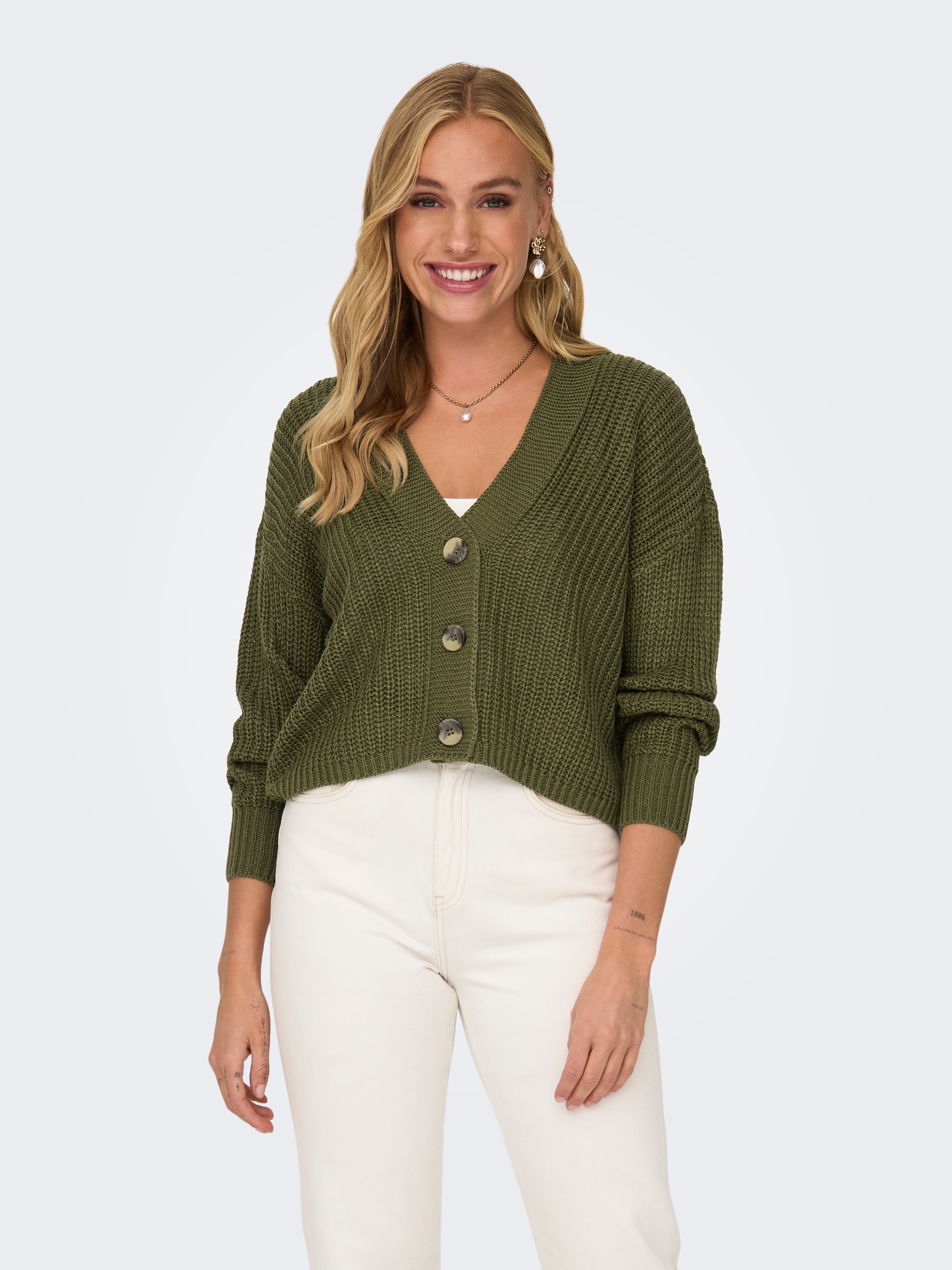 ONLY 1100000002199 "ONLCAROL NICE L/S CARDIGAN KNT NOOS" Kunstfaser, regular fit