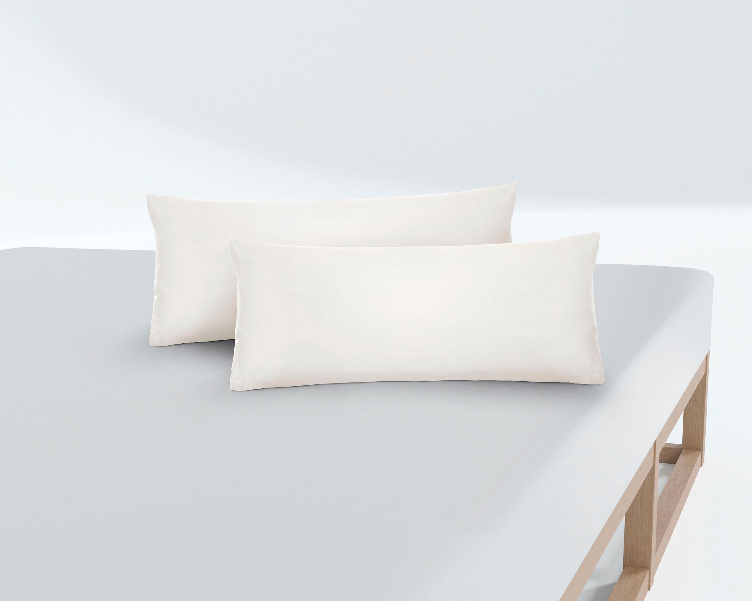 Biberna Kissenbezug "Michi Feinjersey mit Reißverschluss" verschiedene Größ günstig online kaufen