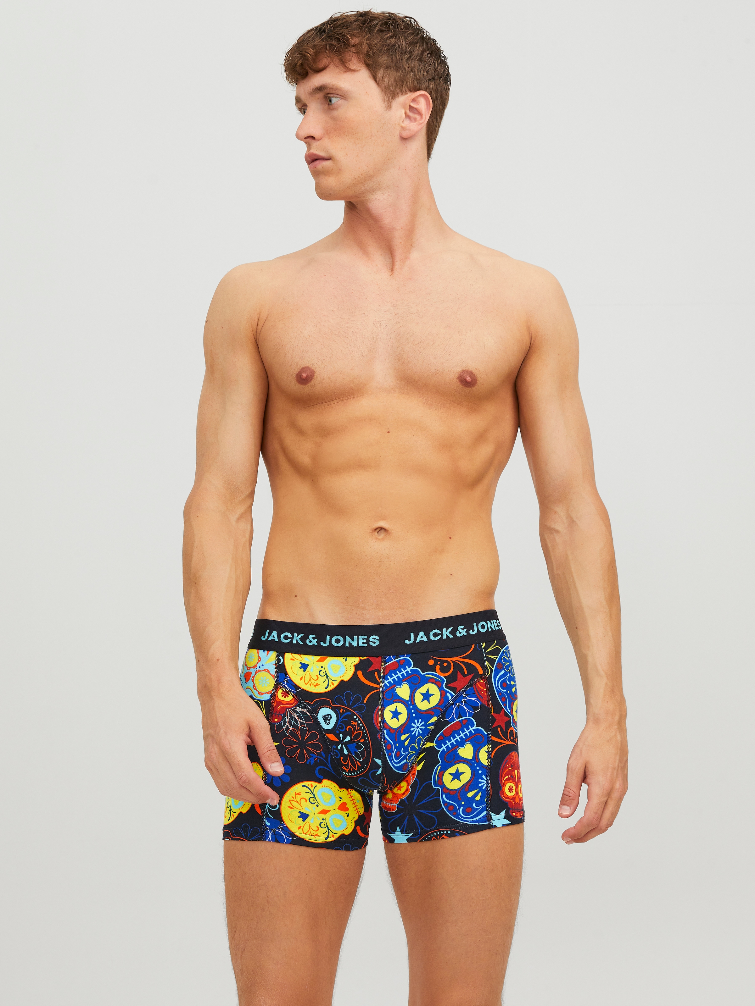 Jack & Jones Boxershorts »JACSUGAR SKULL TRUNKS 3 PACK. NOOS«, 3 Stk.