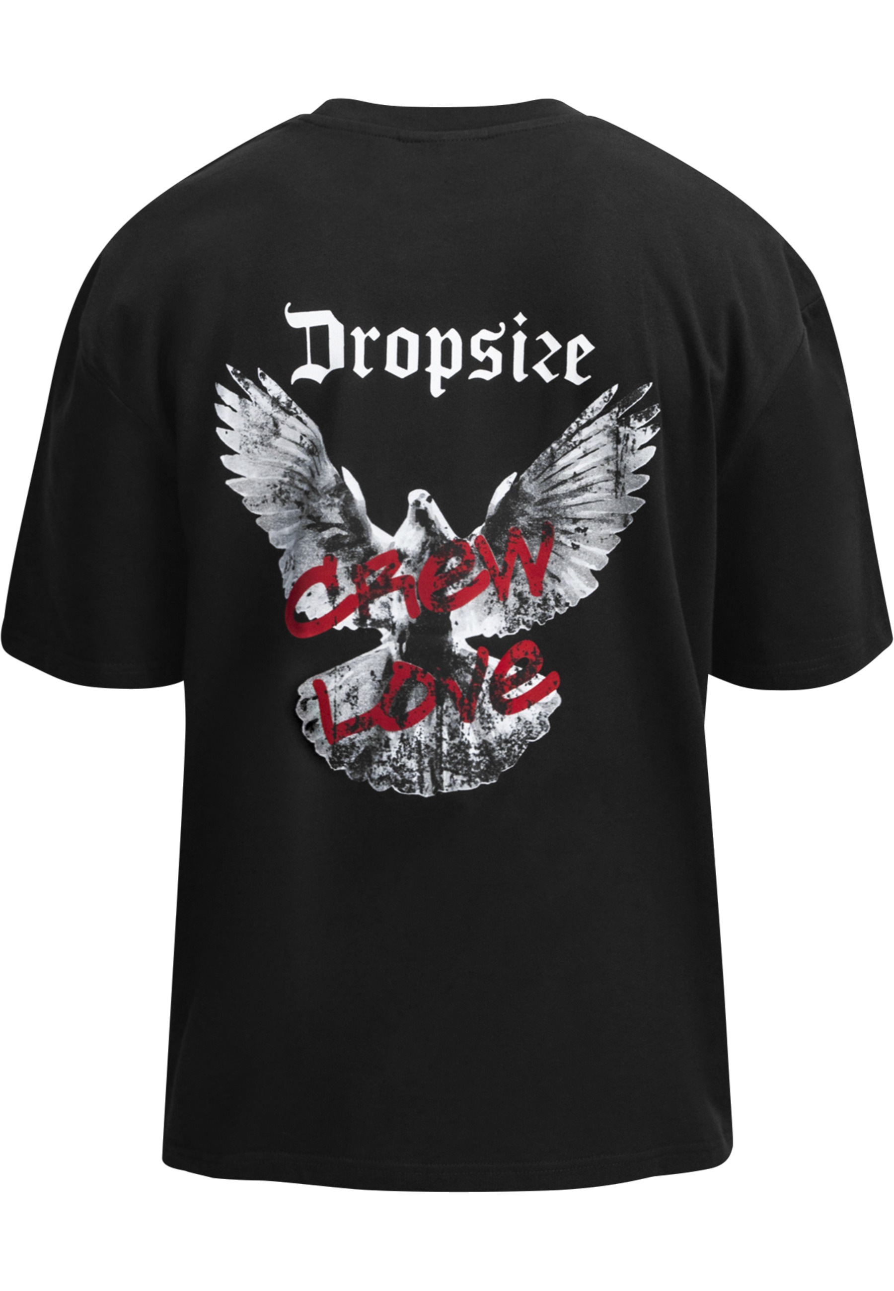 Dropsize T-Shirt »Dropsize Herren Heyvy Oversize Crew Dove T-Shirt« 1 Stk.
