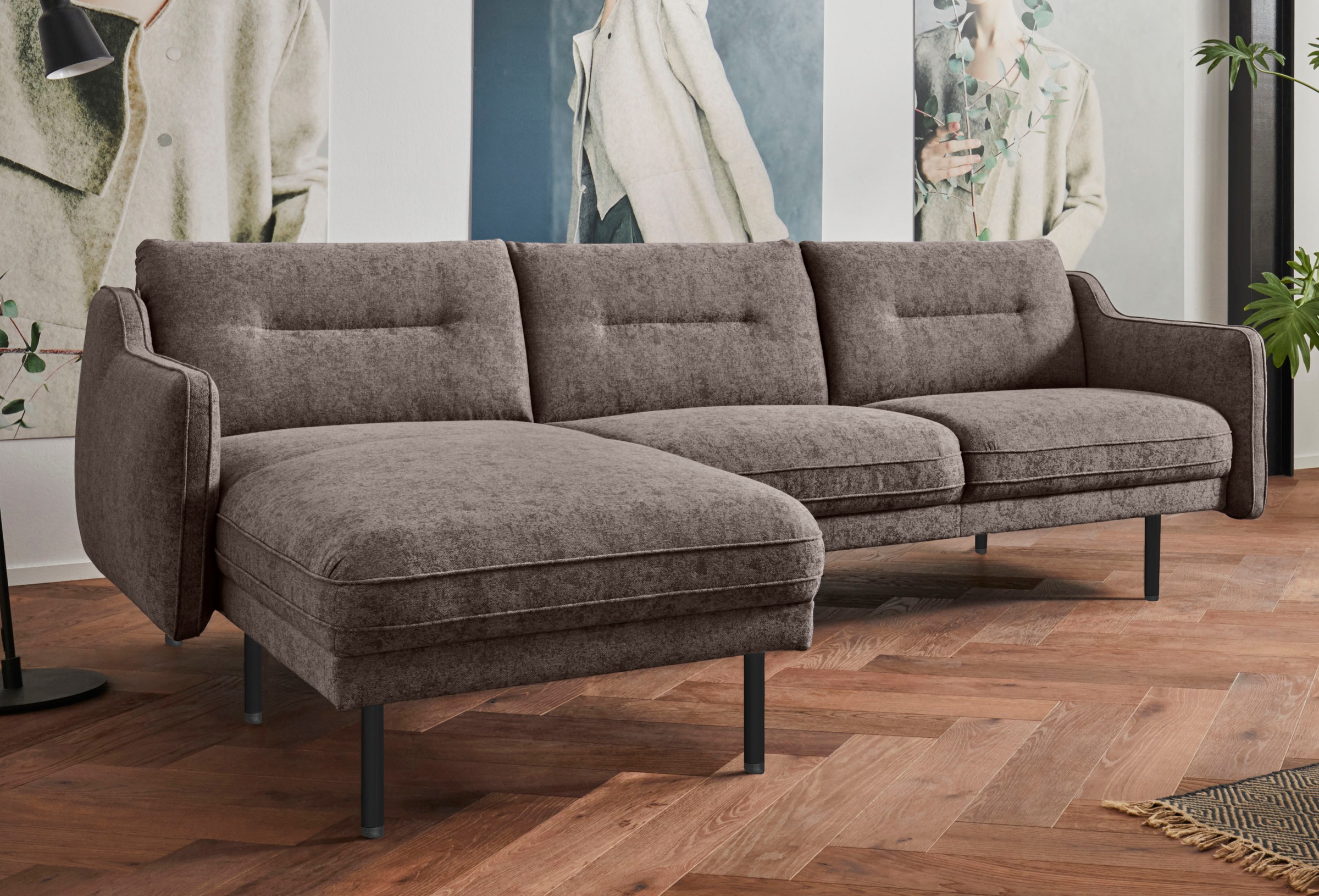 andas Ecksofa »Nordfyn L-Form«, edles Design in 3 Bezugsqualitäten, Design by Morten Georgsen