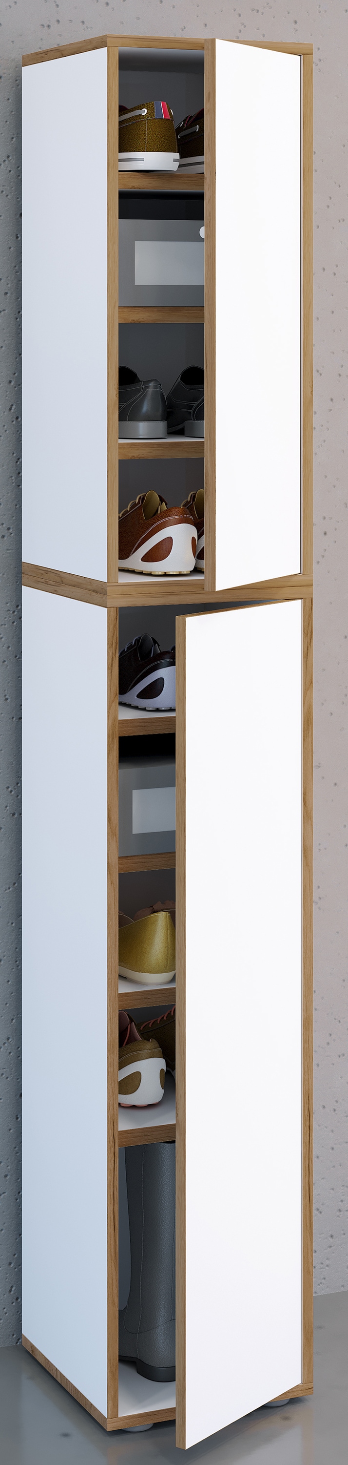 VCM Schuhschrank »XL Holz Großer Schuhschrank Schuhkommode Salia B30«