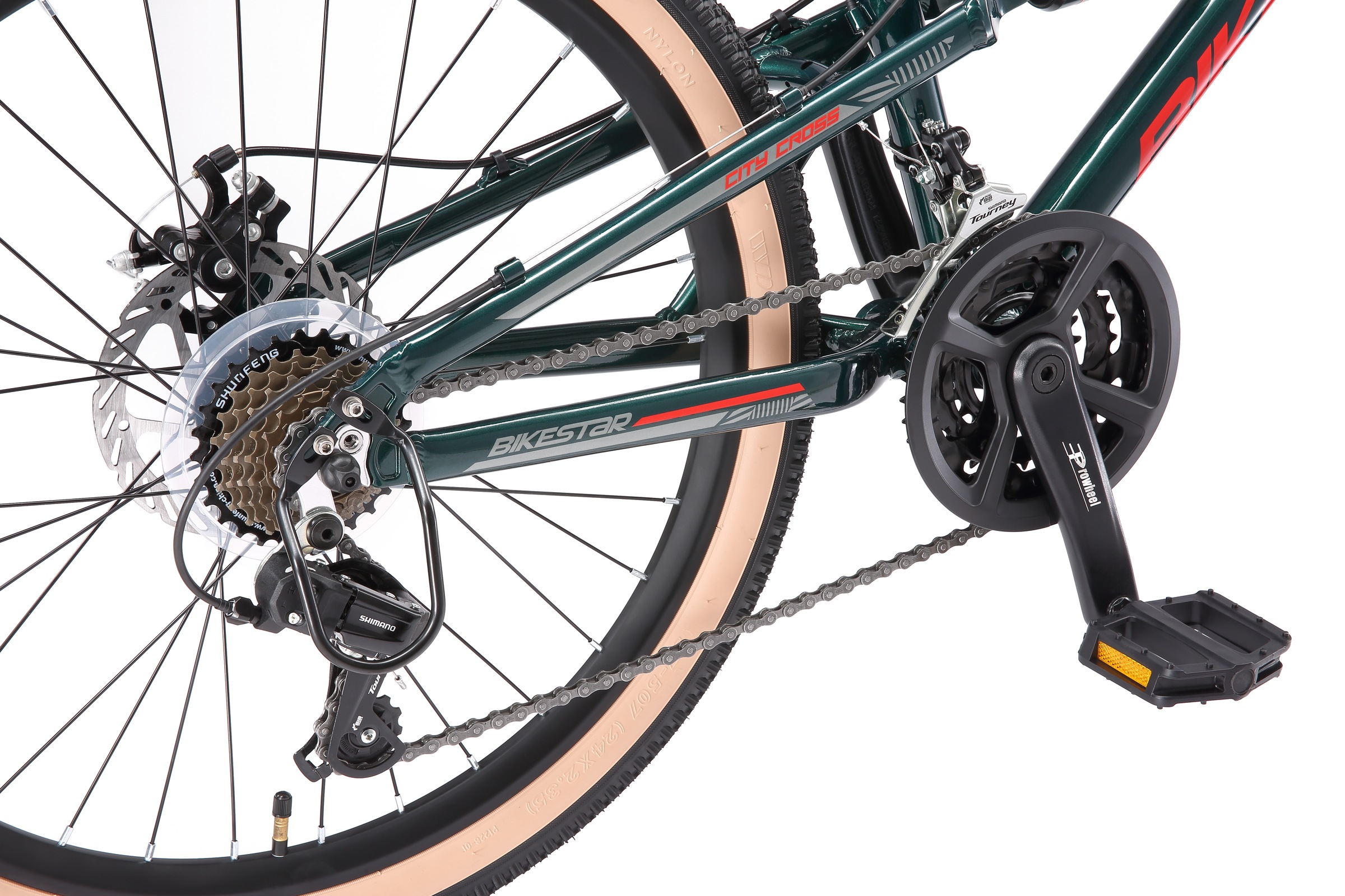 Bikestar Jugendfahrrad 21 Gang Shimano RD-TY21 Schaltwerk Kettenschaltung