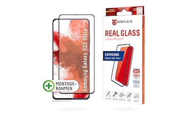 Displayschutzglas »Real Glass 3D Samsung Galaxy S22 Ultra«, (1 St.)