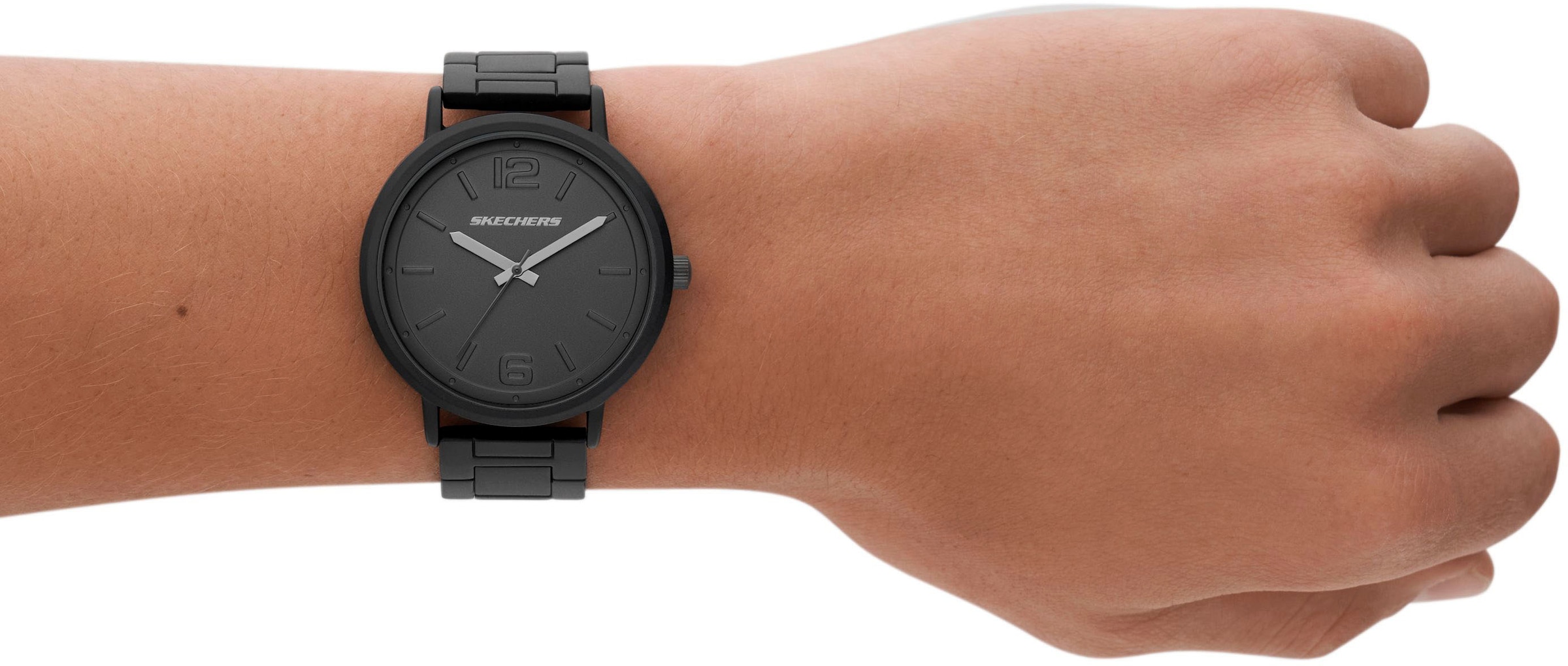 Skechers Quarzuhr »ARDMORE«, Armbanduhr, Herrenuhr, analog, Metallarmband, Mineralglas