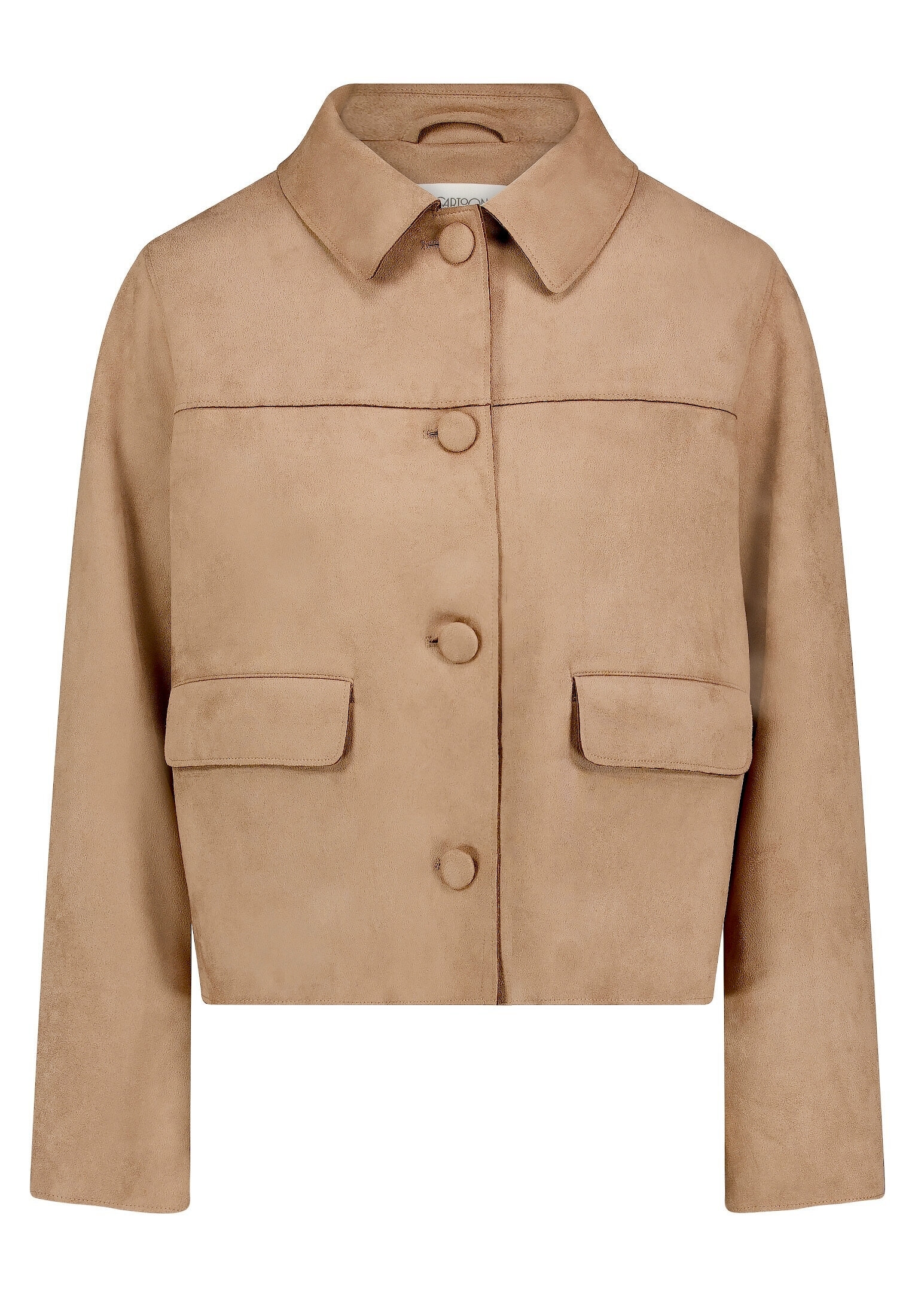 Cartoon Canvasjacke »Damen mit Eingrifftaschen«