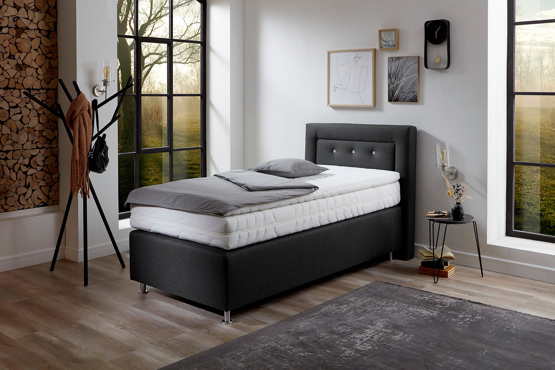 Westfalia Schlafkomfort Boxspringbett, wahlweise mit Topper