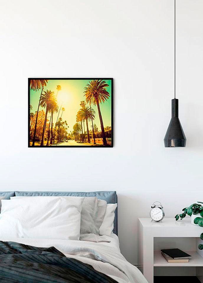 Komar Bild »Palm Alley«, Städte, (1 St.), Wandbild zur Dekoration - ohne Rahmen