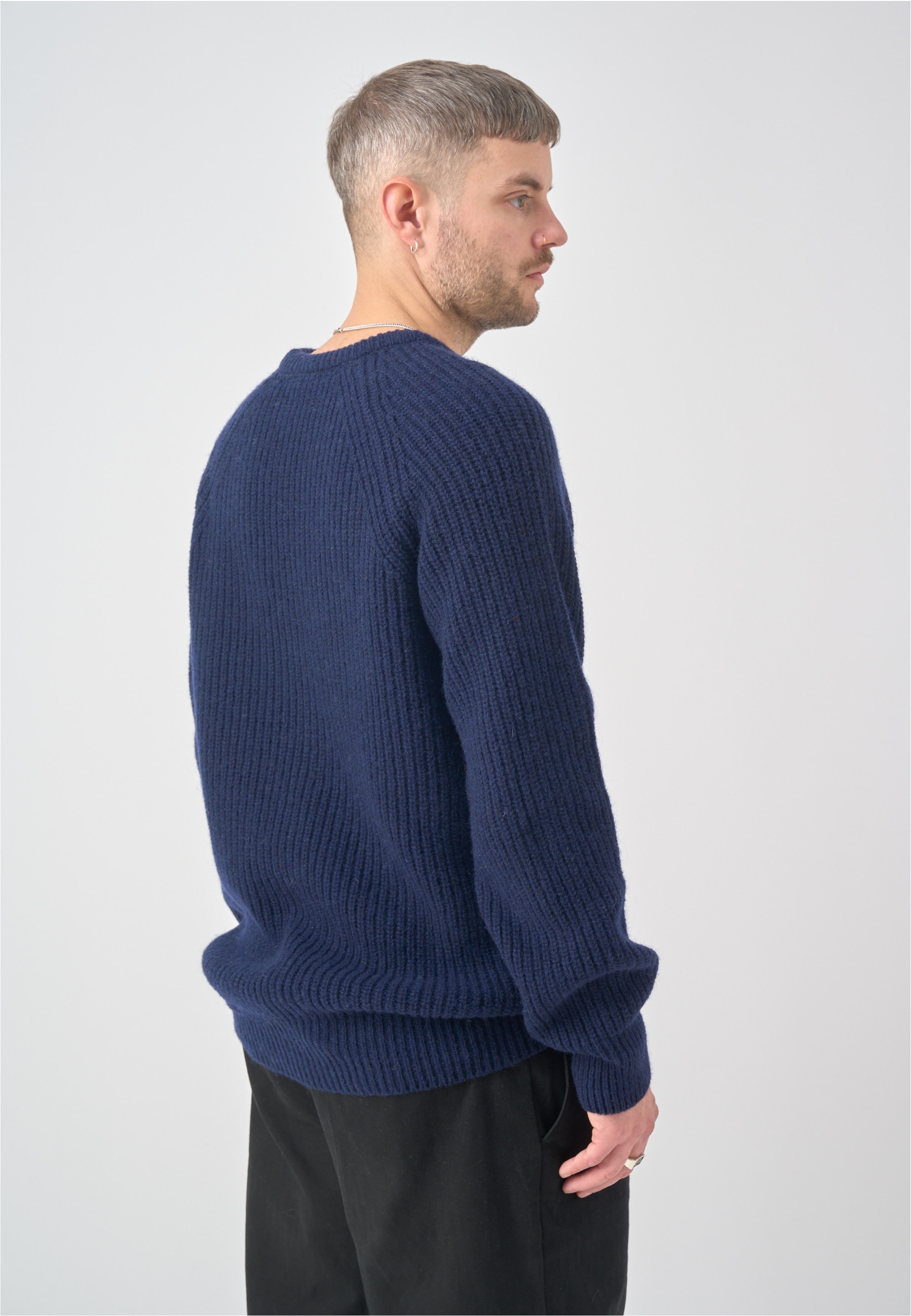 Cleptomanicx Strickpullover »Crewneck Ribber«, mit bequemem Tragekomfort