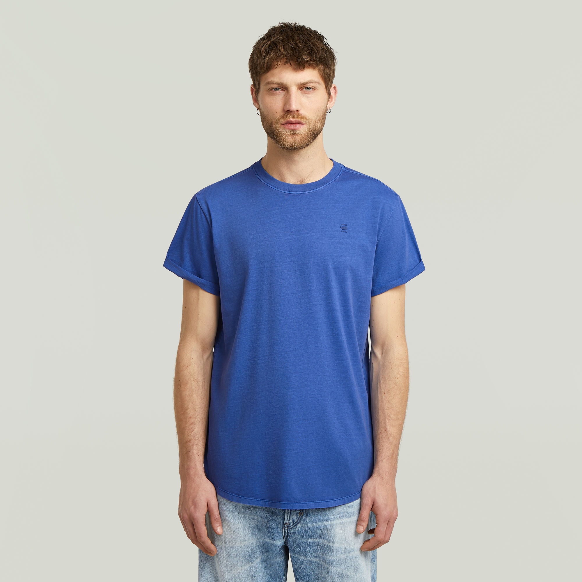 G-STAR Kurzarmshirt "Lash", Rundhals, Logoapplikation günstig online kaufen