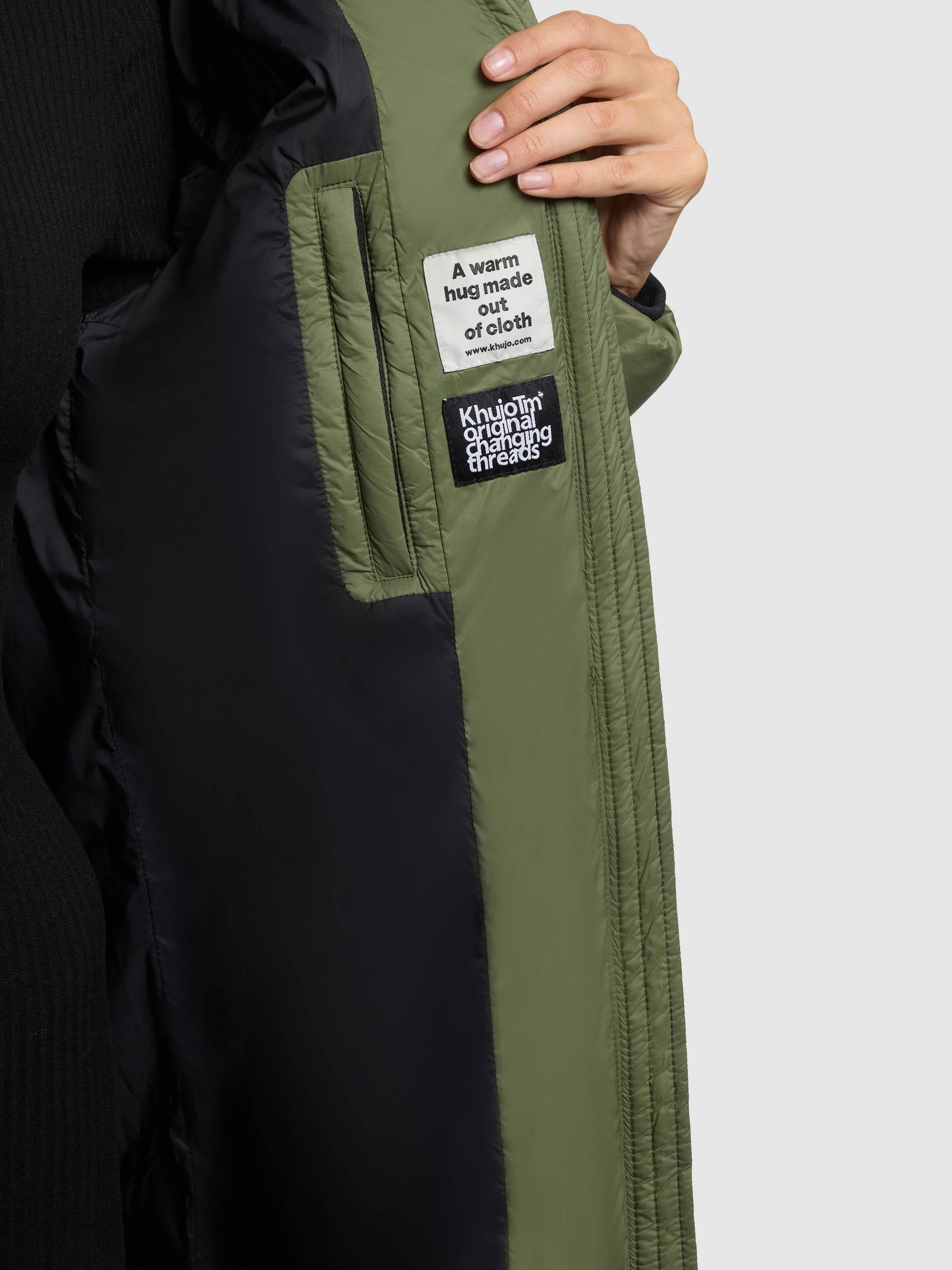 khujo Steppmantel »Cilia« Gesteppter Damen Wintermantel mit Schlüsselanhänger