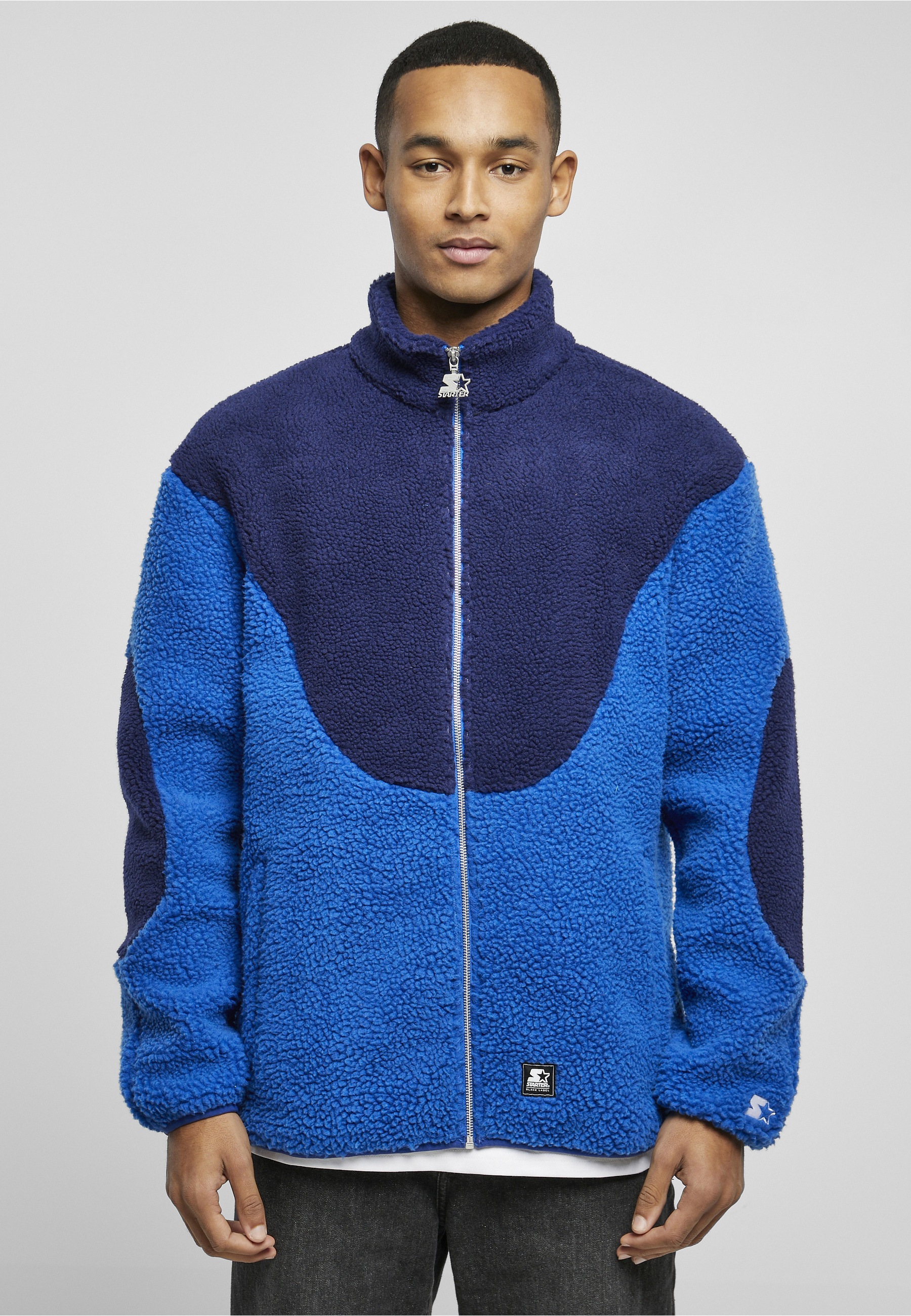 Starter Black Label Winterjacke »Starter Black Label Herren Starter Sherpa Fleece Jacket« 1 Stk. tlg. ohne Kapuze