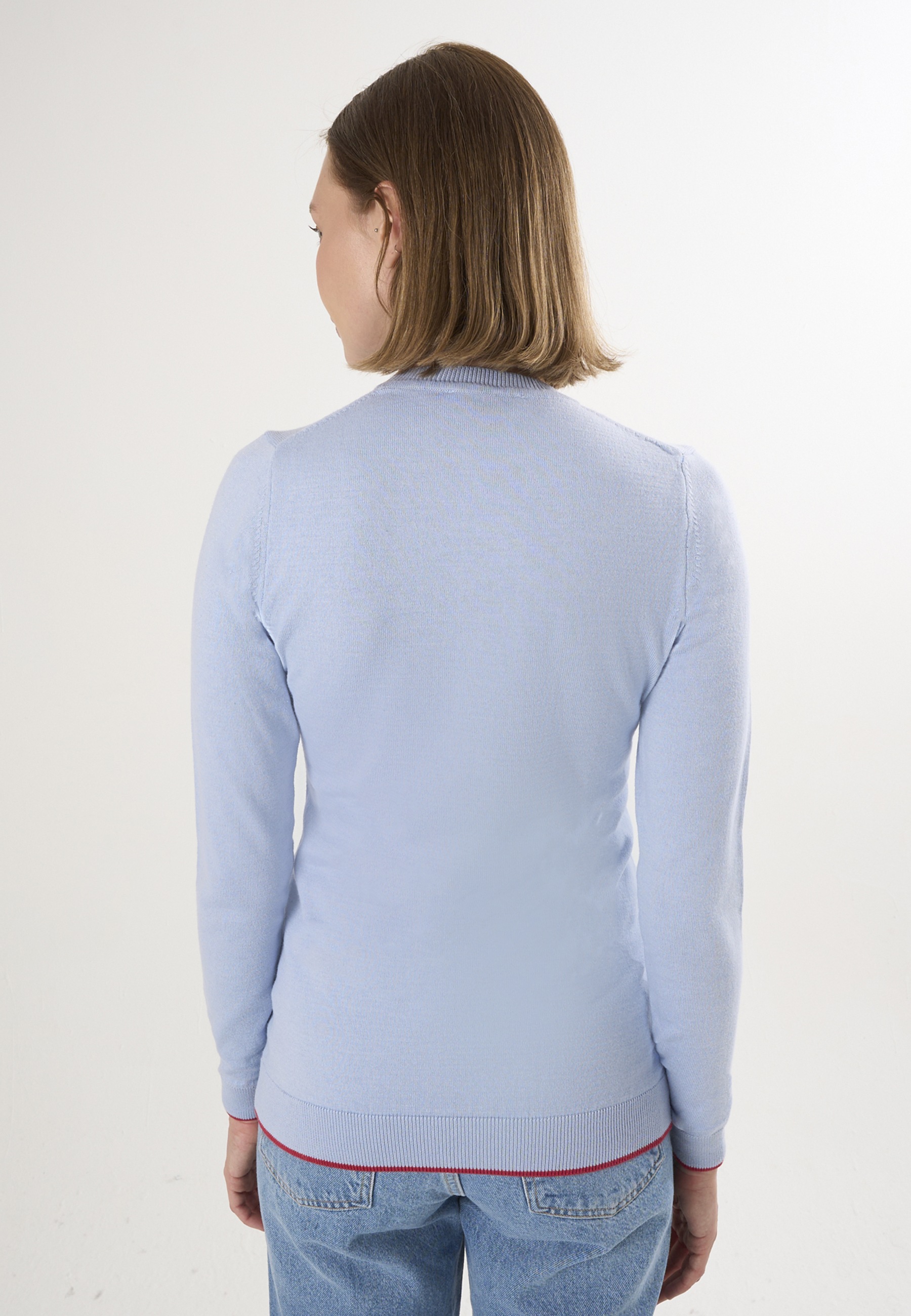 Felix Hardy Rundhalspullover »Strickpullover mit Rundhalsausschnitt«
