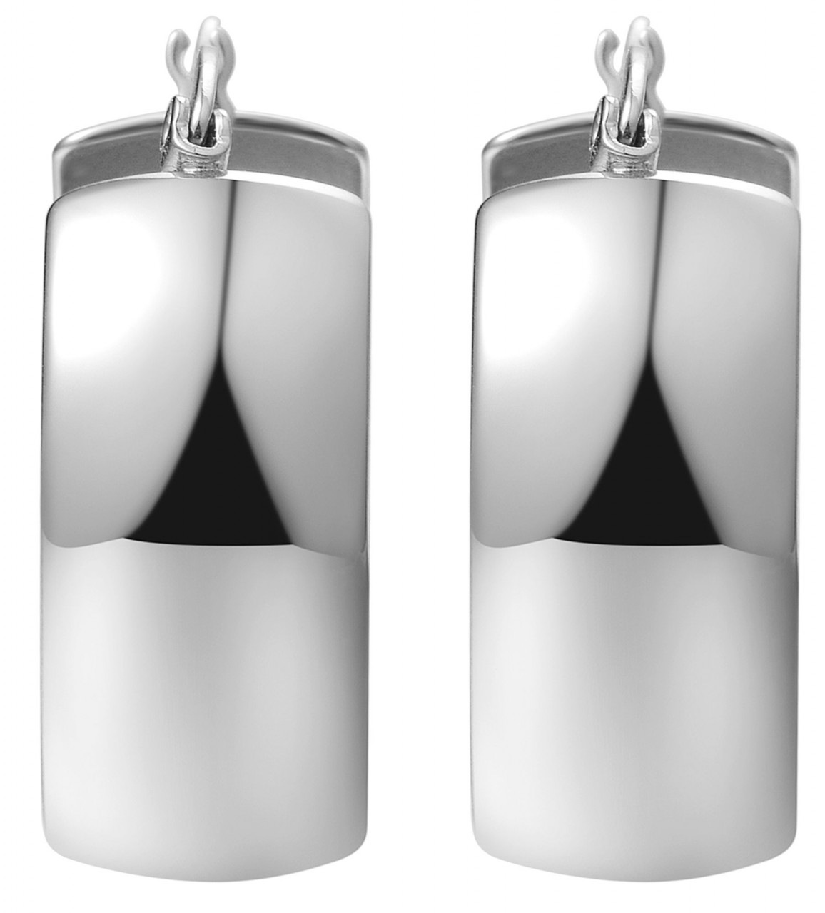 Adelia´s Paar Creolen »Neuheit 2025 - Damen Creolen aus poliertem Edelstahl Ø 18 mm«