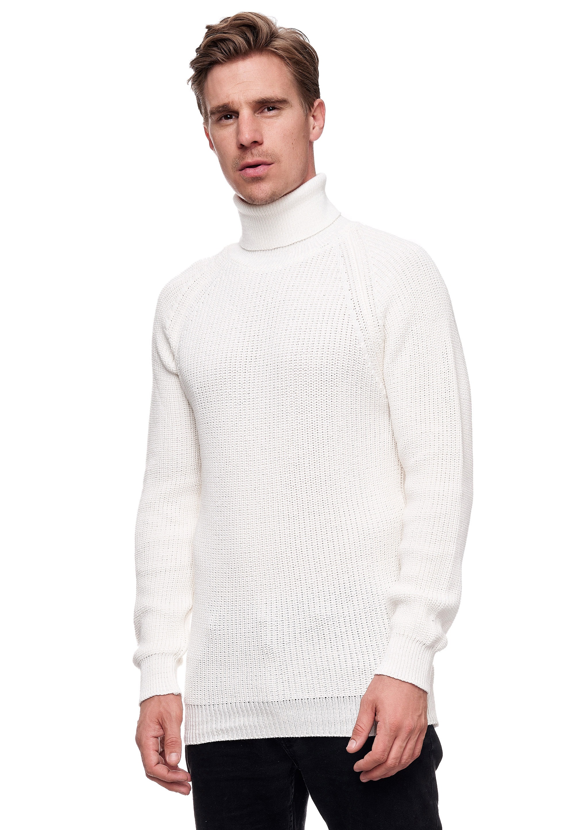 Rusty Neal Rollkragenpullover, mit kuscheligem Rollkragen