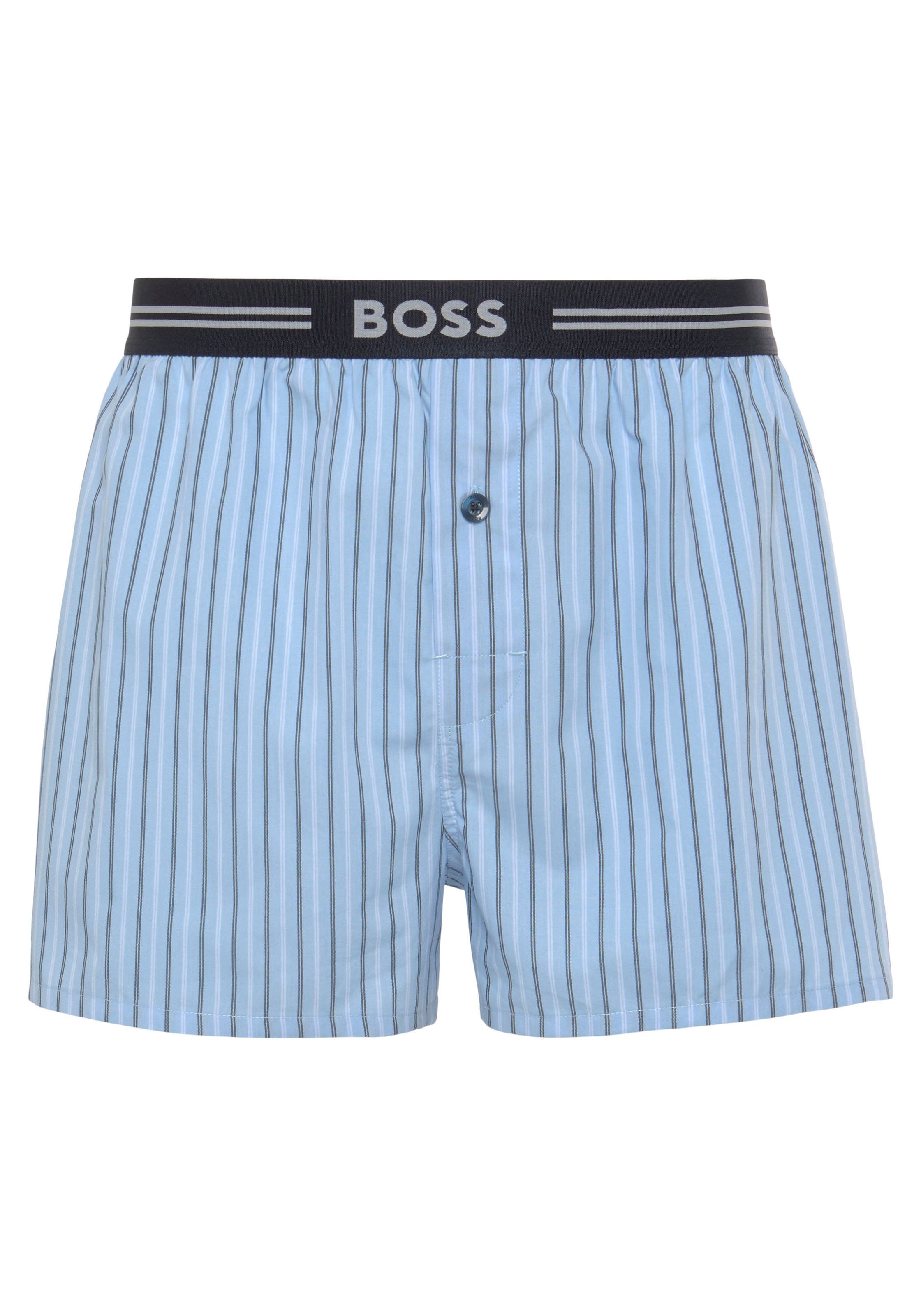 Thumbnail - BOSS Boxershorts "3P Woven Boxer" Packung, 3er Pack, 3 Stk. mit Eingriff mit Knopf