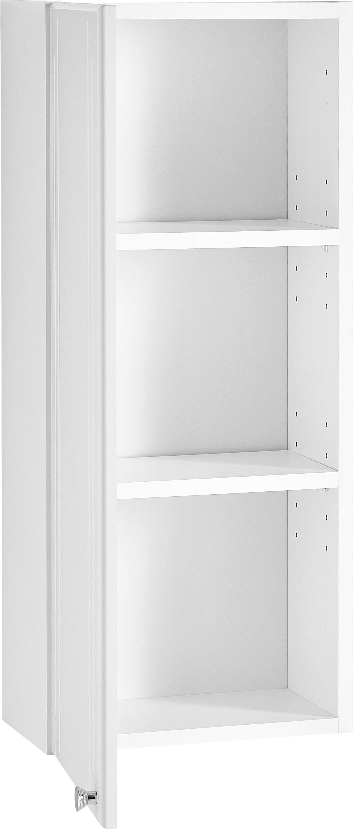 Thumbnail - Saphir Hängeschrank "Quickset 955 Wand-Badschrank 32,5 cm breit mit 1 Tür, 2 Einlegeböden", Badezimmer-Hängeschrank, Wei...