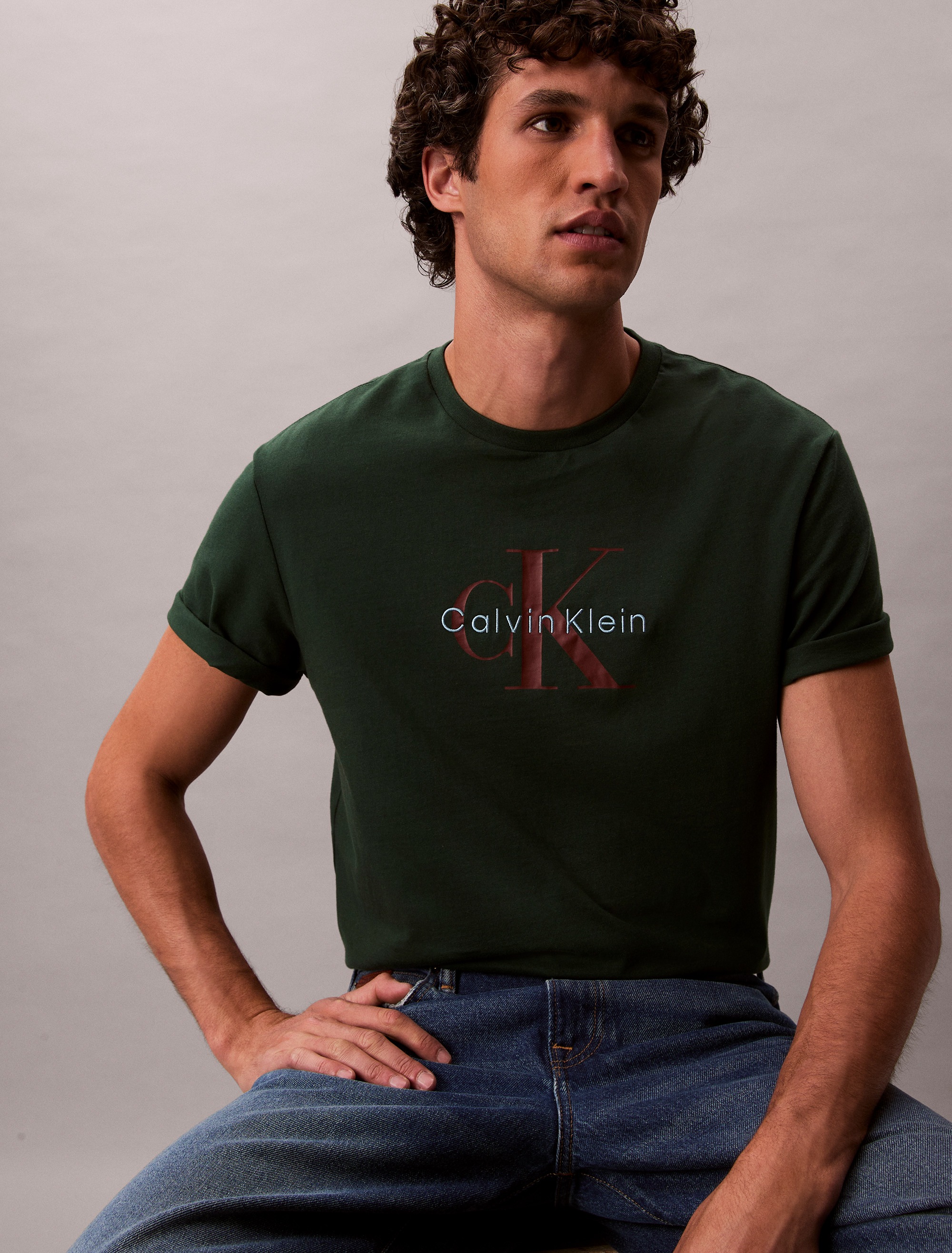 Calvin Klein Jeans T-Shirt "SS Hero Monologo Tee 20s", Mit Rundhalsausschni günstig online kaufen