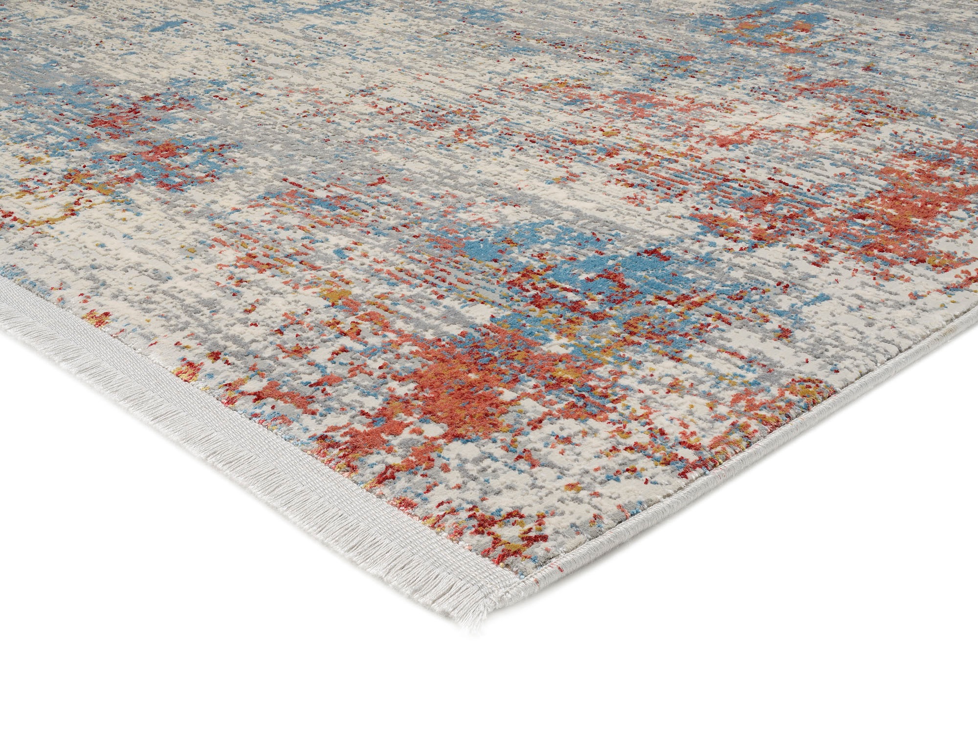Teppich OCI DIE TEPPICHMARKE "ELEMENTS HIGHLIGHT", bunt (multi), B:120cm H:8mm L:180cm, Polyester, Viskose, Teppiche, Teppich, Kurzflor, dezenter Glanz, Viskose, Wohnzimmer 3