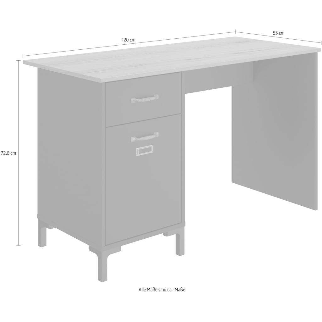 Gami Schreibtisch »Manchester«, mit Stauraum