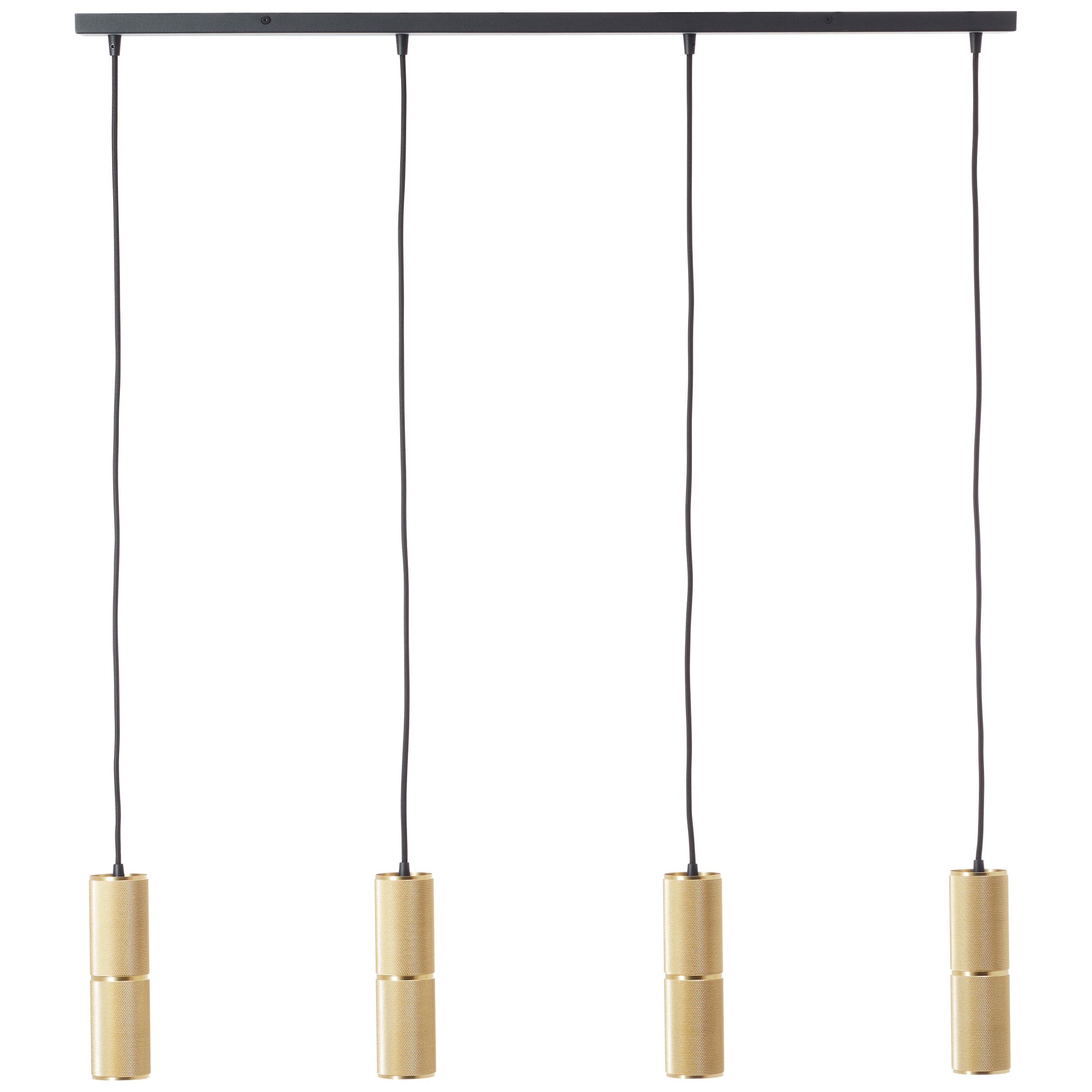 Brilliant Pendelleuchte »Marty«, 4 flammig, Leuchtmittel GU10 | LED wechselbar, LED-Pendellampe, B: 92 cm, 4x 350 lm, 3000 K