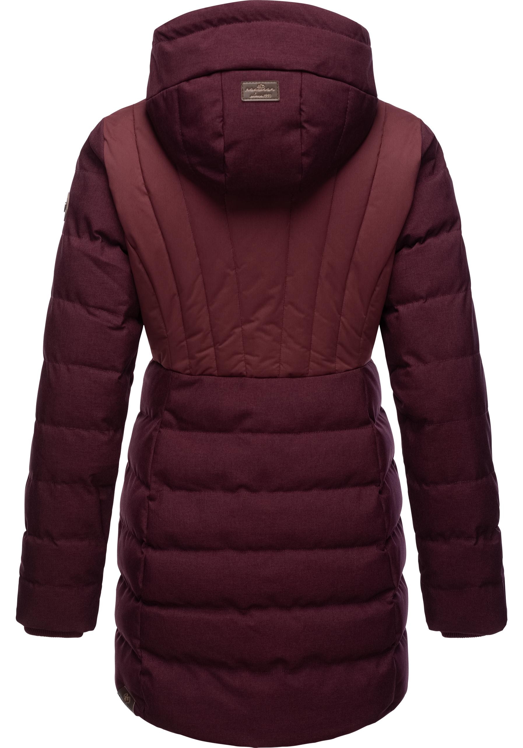 Ragwear Winterjacke »Ashanta Block«, mit Kapuze, Wasserdichter gesteppter Winterparka mit gefütterter Kapuze
