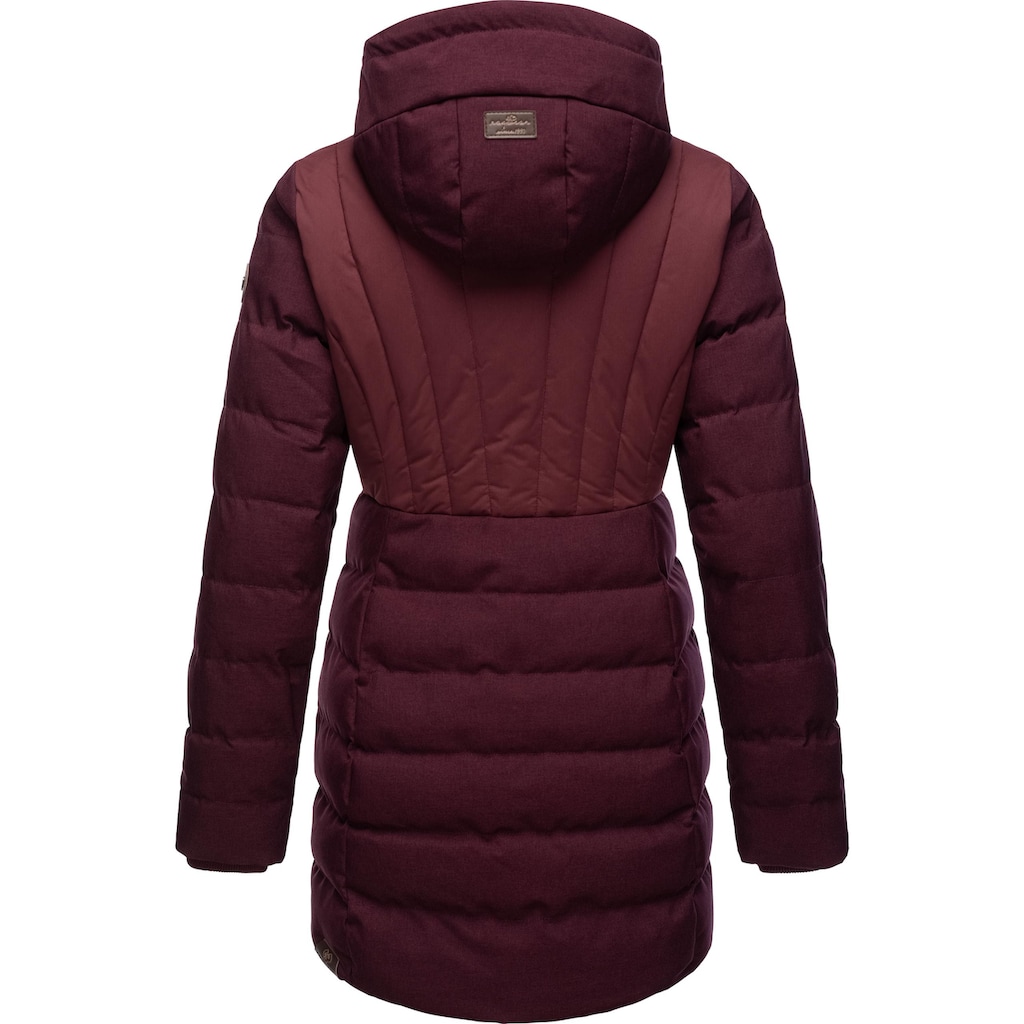 Ragwear Winterjacke »Ashanta Block«, mit Kapuze