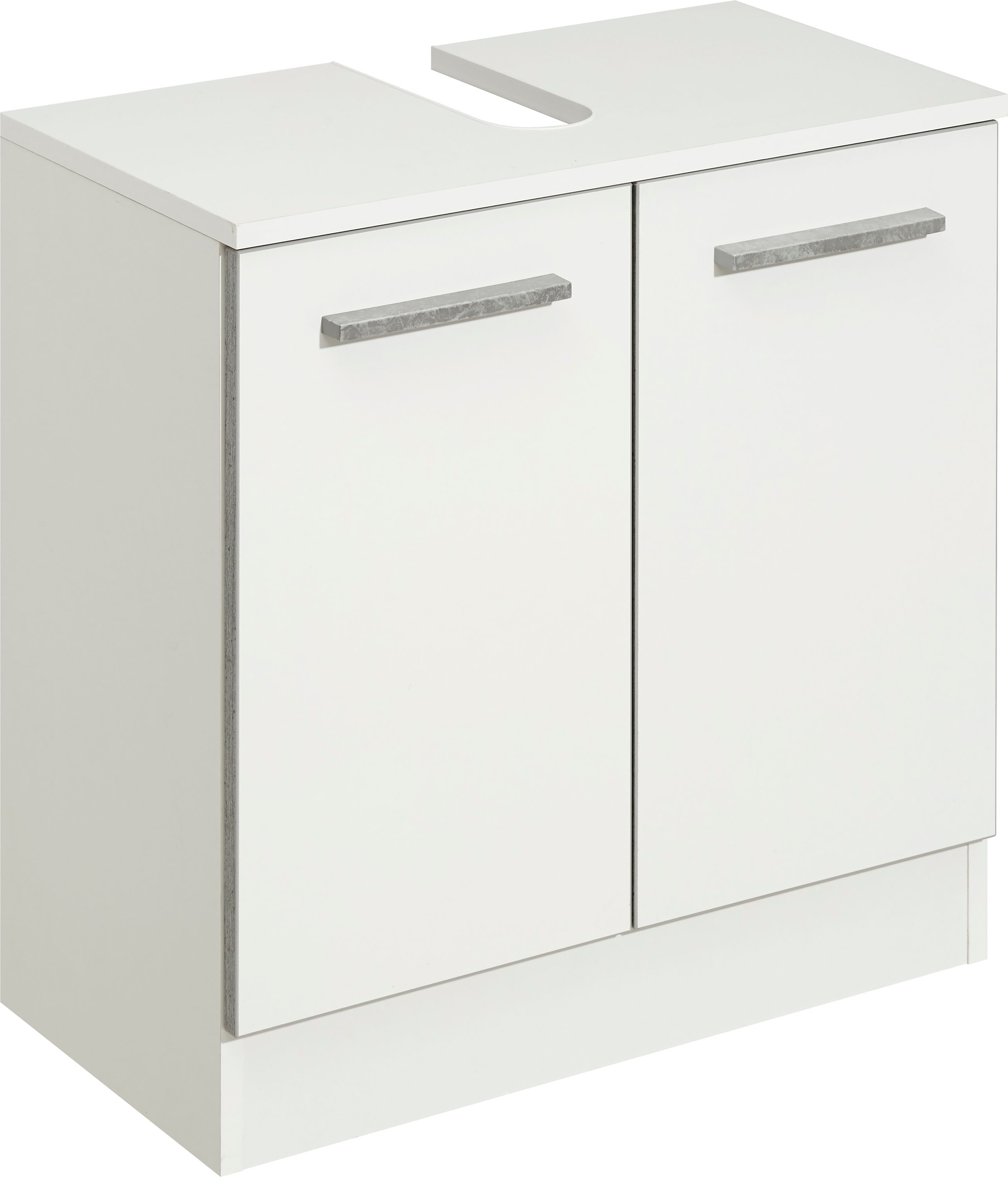 PELIPAL Waschbeckenunterschrank »Quickset 953«, Breite cm, mit und kaufen Sockel Siphonausschnitt 60 BAUR | Badschrank