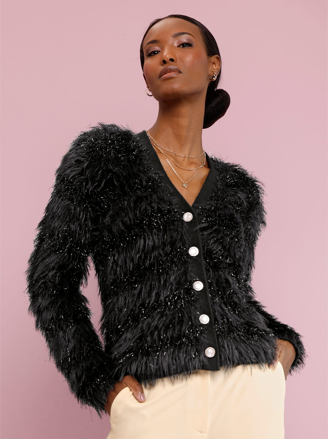 creation L Strickjacke