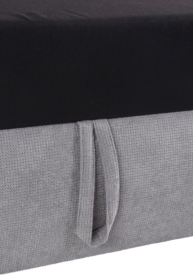 sit&more Ecksofa »Stardust L-Form«, wahlweise mit Bettfunktion und Bettkasten