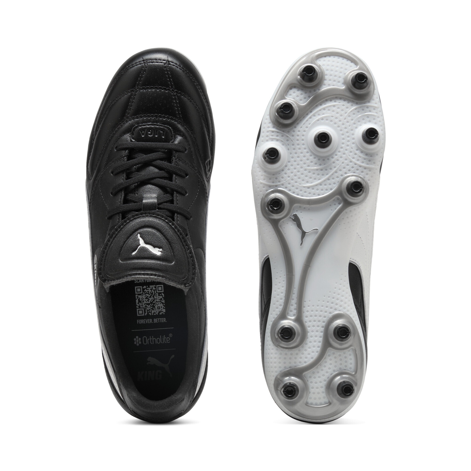 Puma Chaussures De Football King Liga Fg/ag PUMA Black / PUMA Black / PUMA Black EU 43 Homme 6