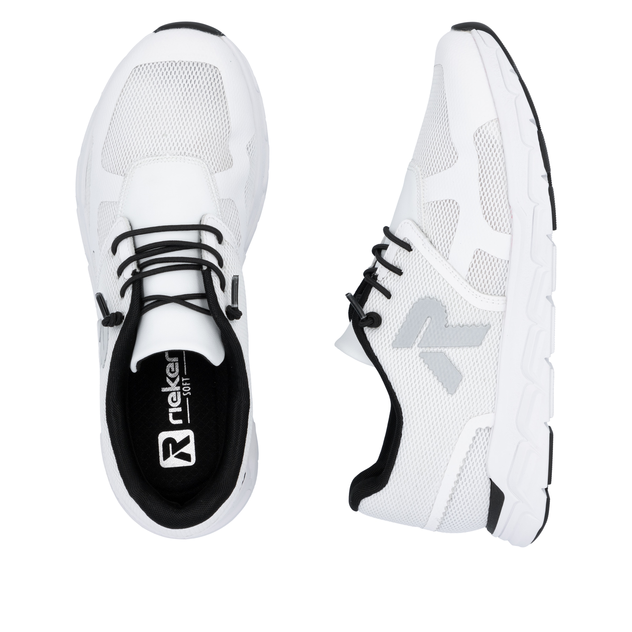 RIEKER Sport Slip-On Sneaker »Preston«, Freizeitschuh, Halbschuh, Schlupfschuh mit Gummizug