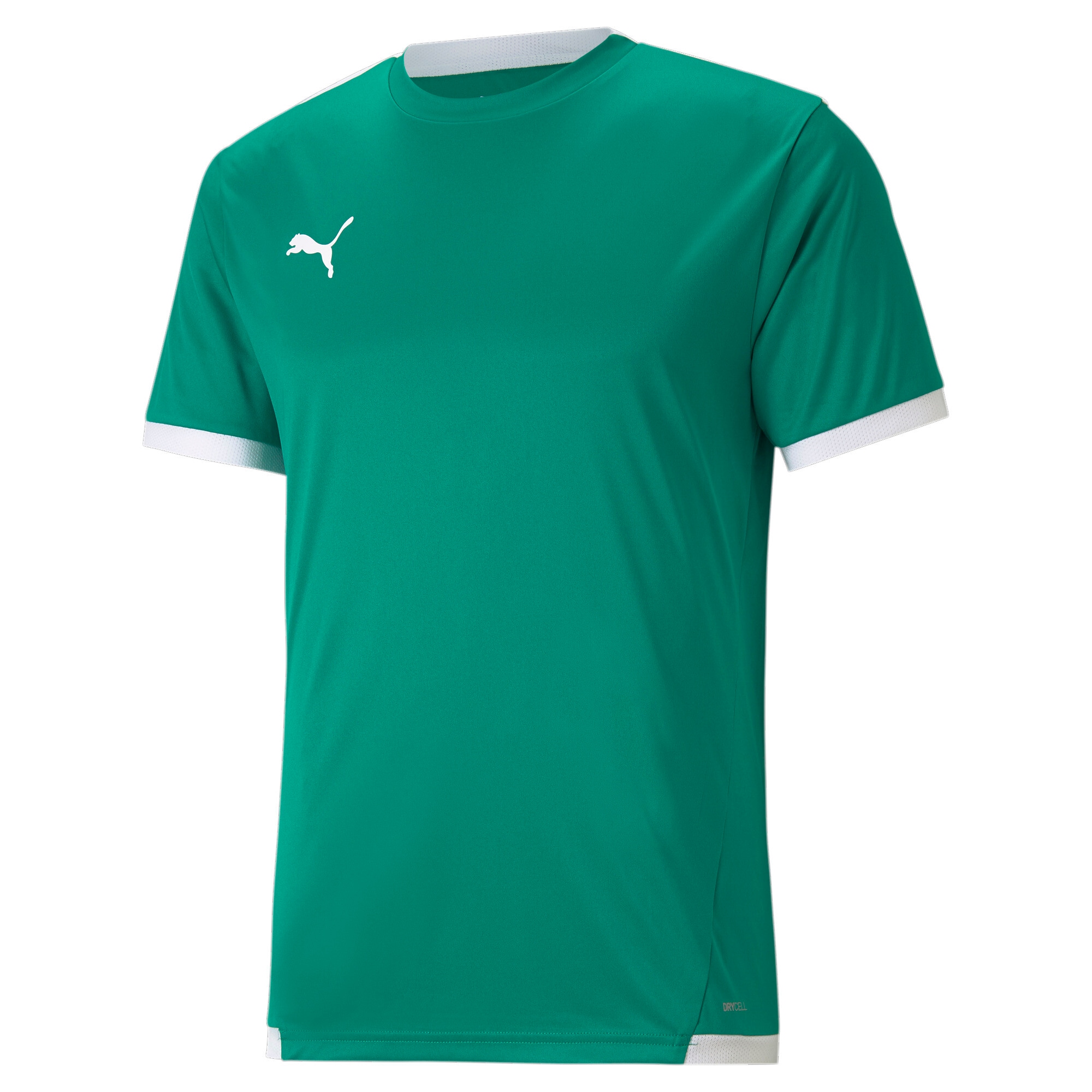 PUMA Fußballtrikot »TEAMLIGA JERSEY« Fußball, Kurzarm, Rundhalsausschnitt, aus Interlock-Material
