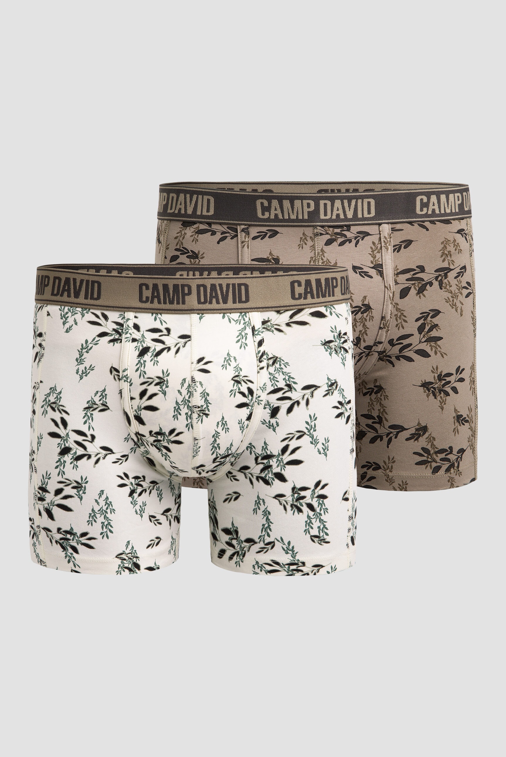 CAMP DAVID Boxershorts »Set:« 2 Stk. mit All Over Print