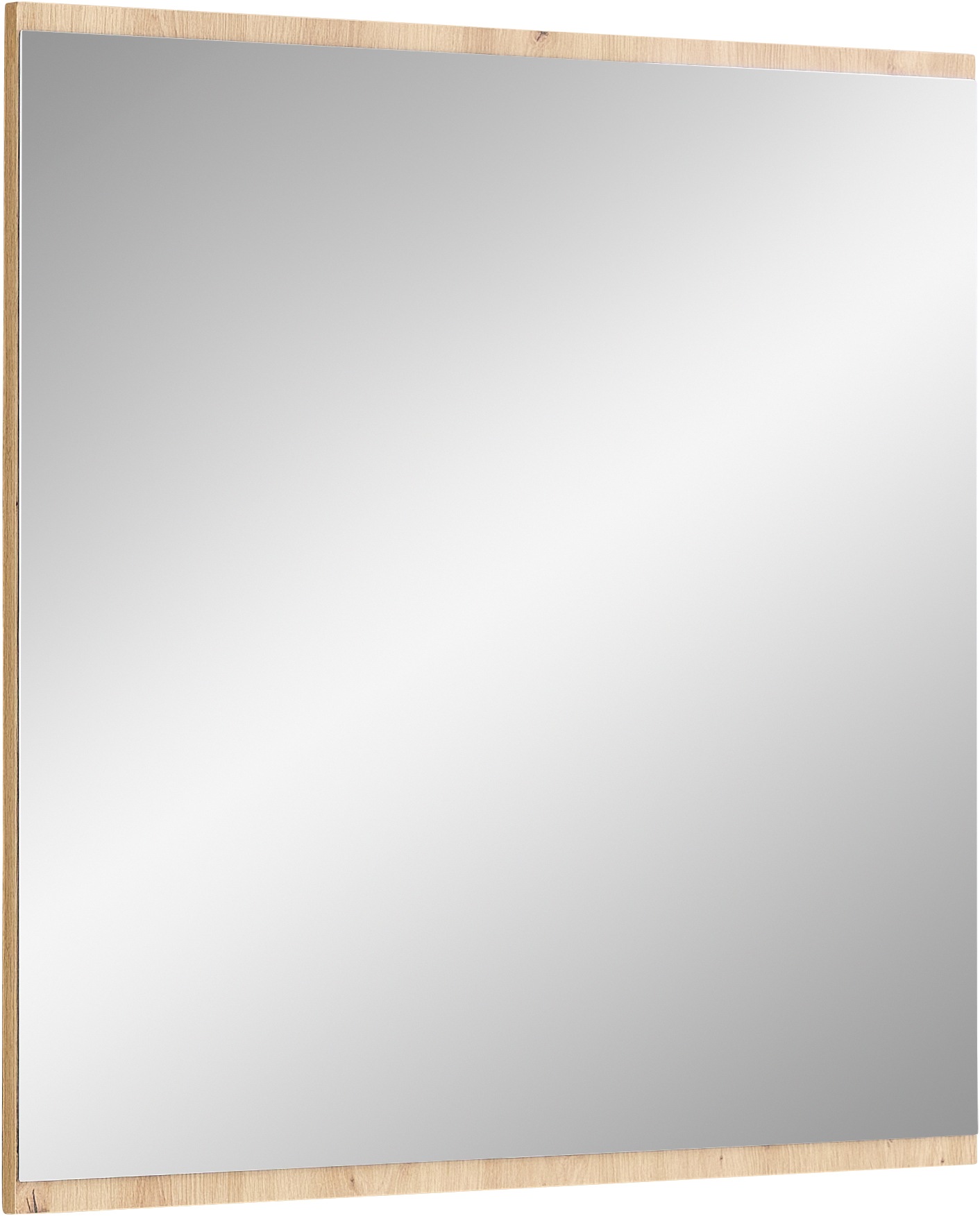 Thumbnail - HBZ Spiegel "Lagos Garderobenspiegel, BxHxT 80x80x2 cm" Mit filligraner Absetzung in Eiche Artisan Dekor