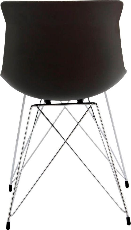 Kayoom Stuhl »Emily 110 2er-Set, zeitloses Design, stilvolle Farbkombination«, (Set), 2 St., Polyester, pflegeleicht, strapazierfähig, für jede Einrichtung geeignet
