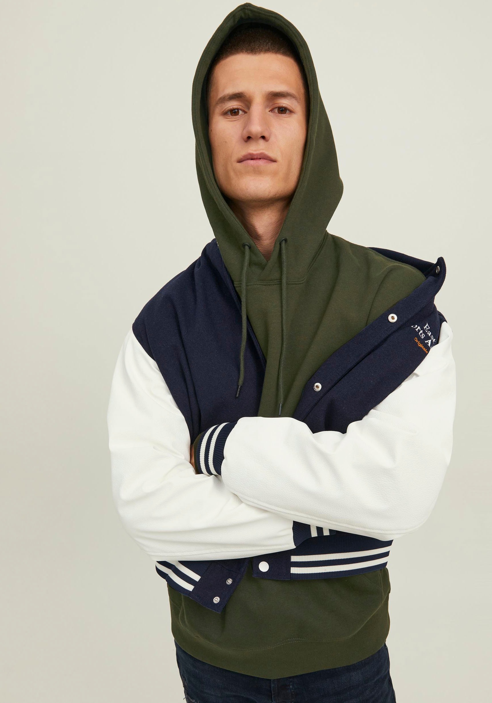 Jack & Jones Kapuzensweatshirt "STAR BASIC SWEAT HOOD" günstig online kaufen