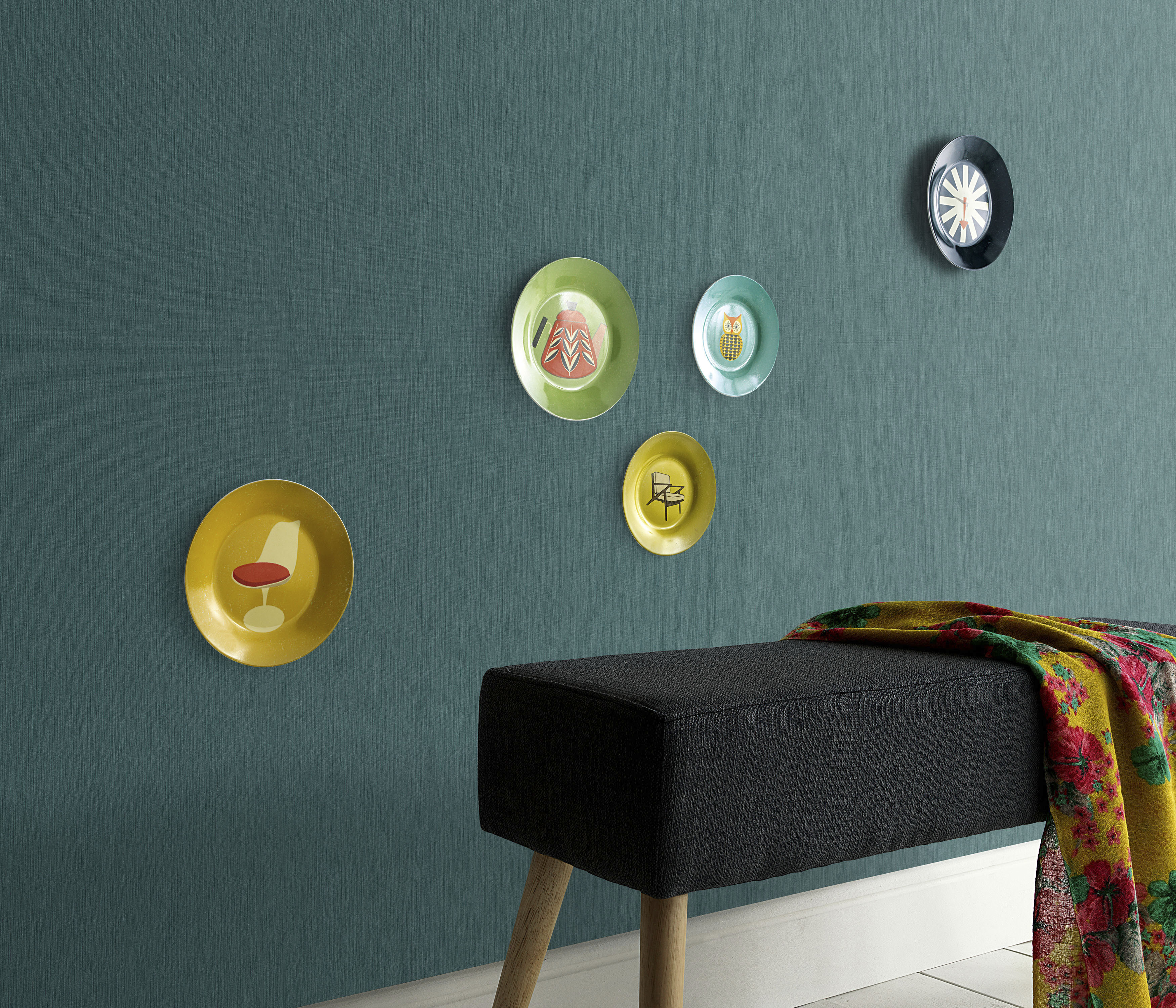 Fashion for walls "Fusion" Strukturmuster glänzend geprägt Phthalate frei