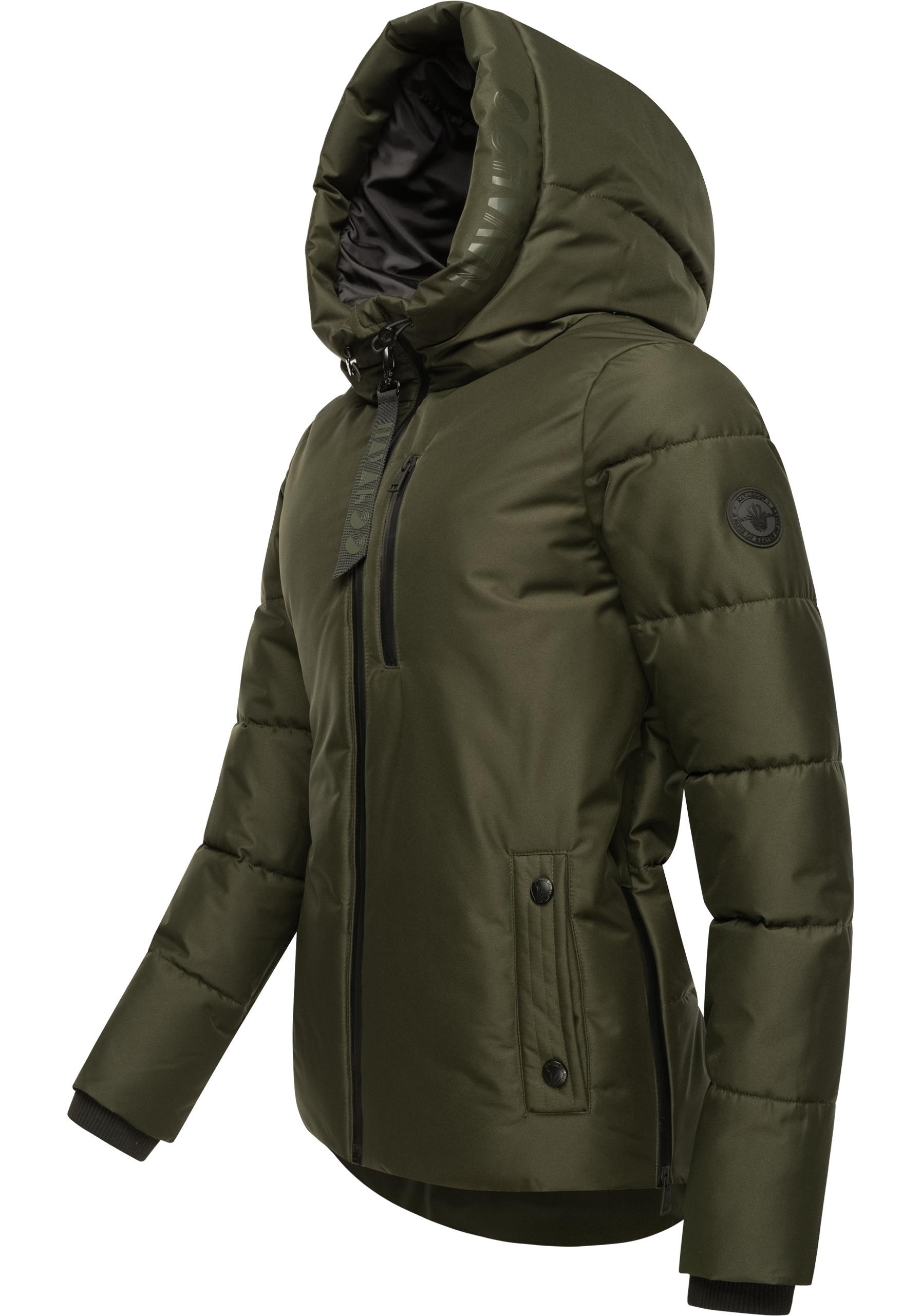 Navahoo Steppjacke »Krümelein«, mit Kapuze, stylische Damen Winterjacke mit dezenter Steppung