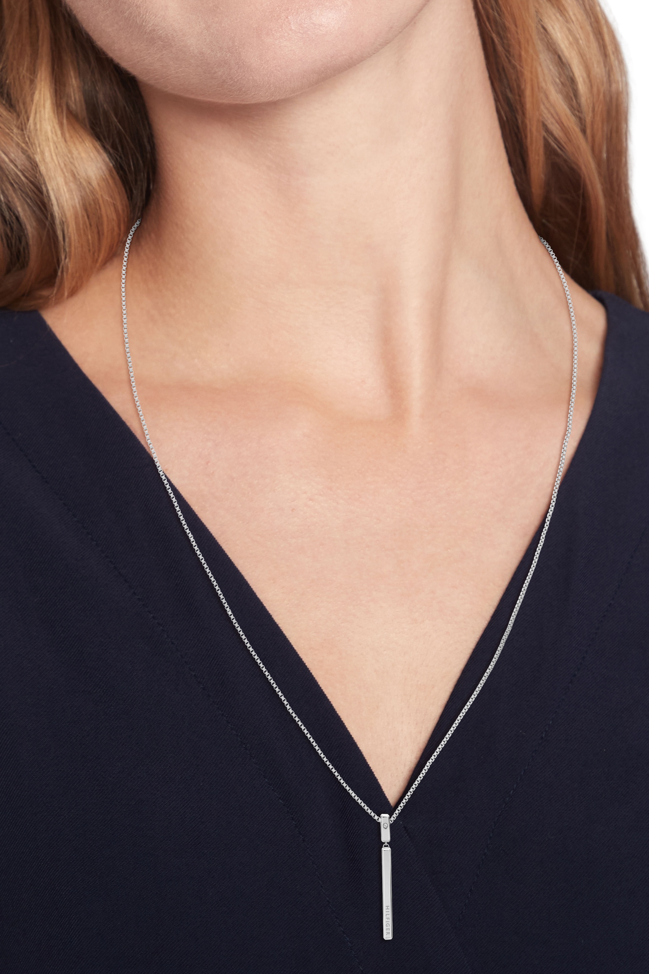 Tommy Hilfiger Kette mit Anhänger »LINEAR, 2780950, 2780951«