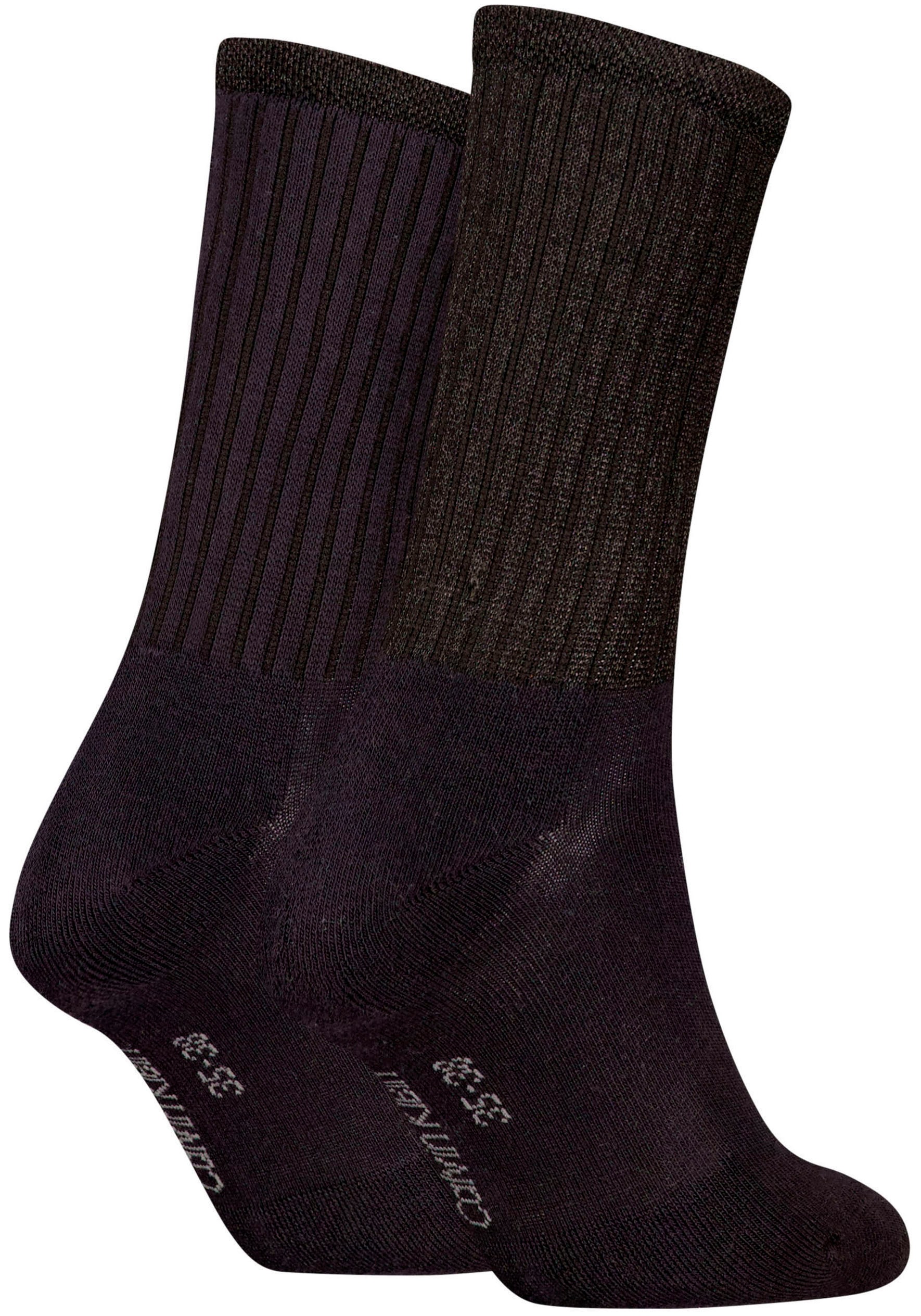 Calvin Klein Jeans "CKJ WOMEN SOCK 2P GLOSSY RIB" 2 Paar, 2 Stk. tlg. mit L günstig online kaufen