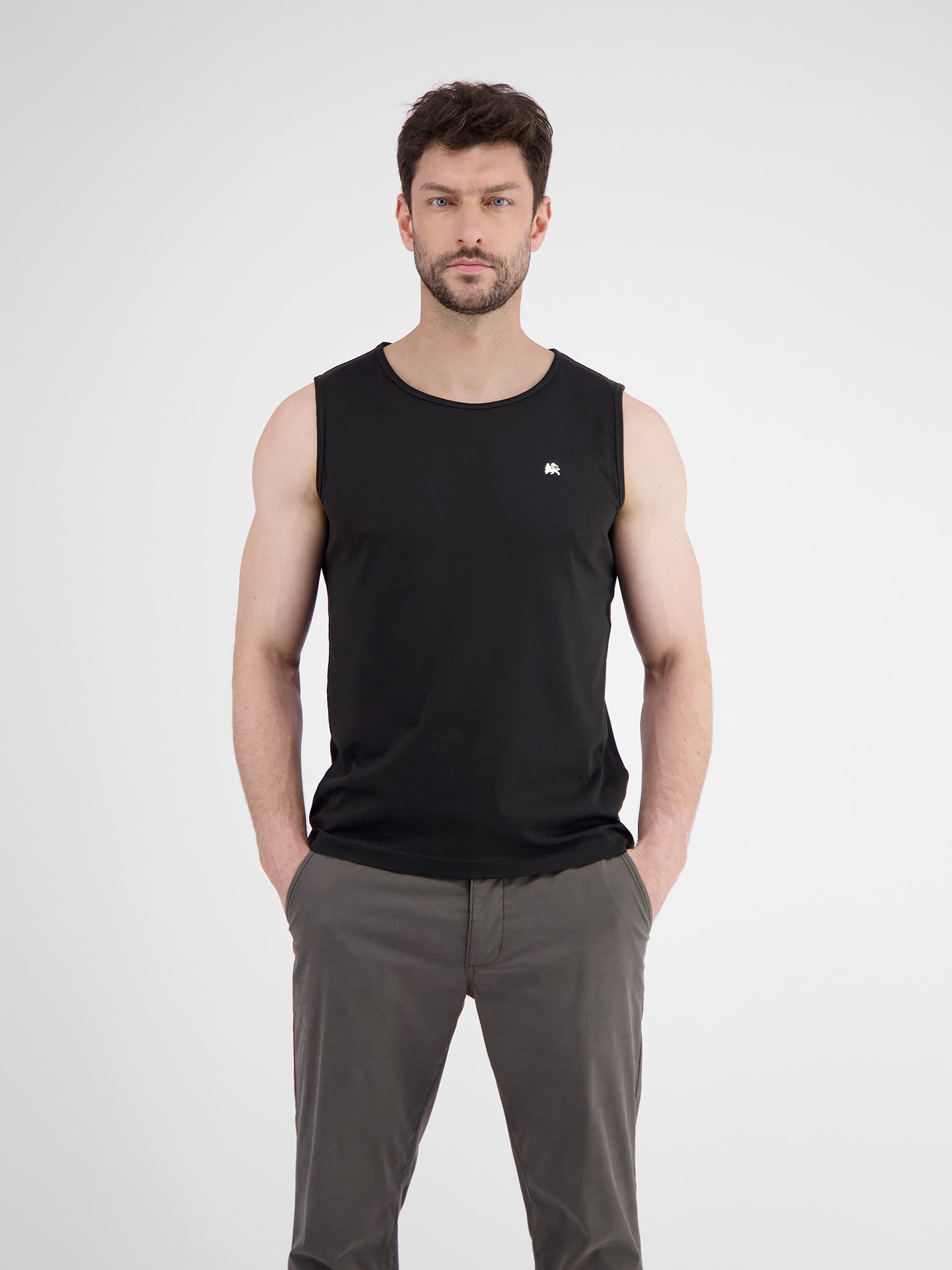 LERROS Rundhalsshirt, mit Logo Print